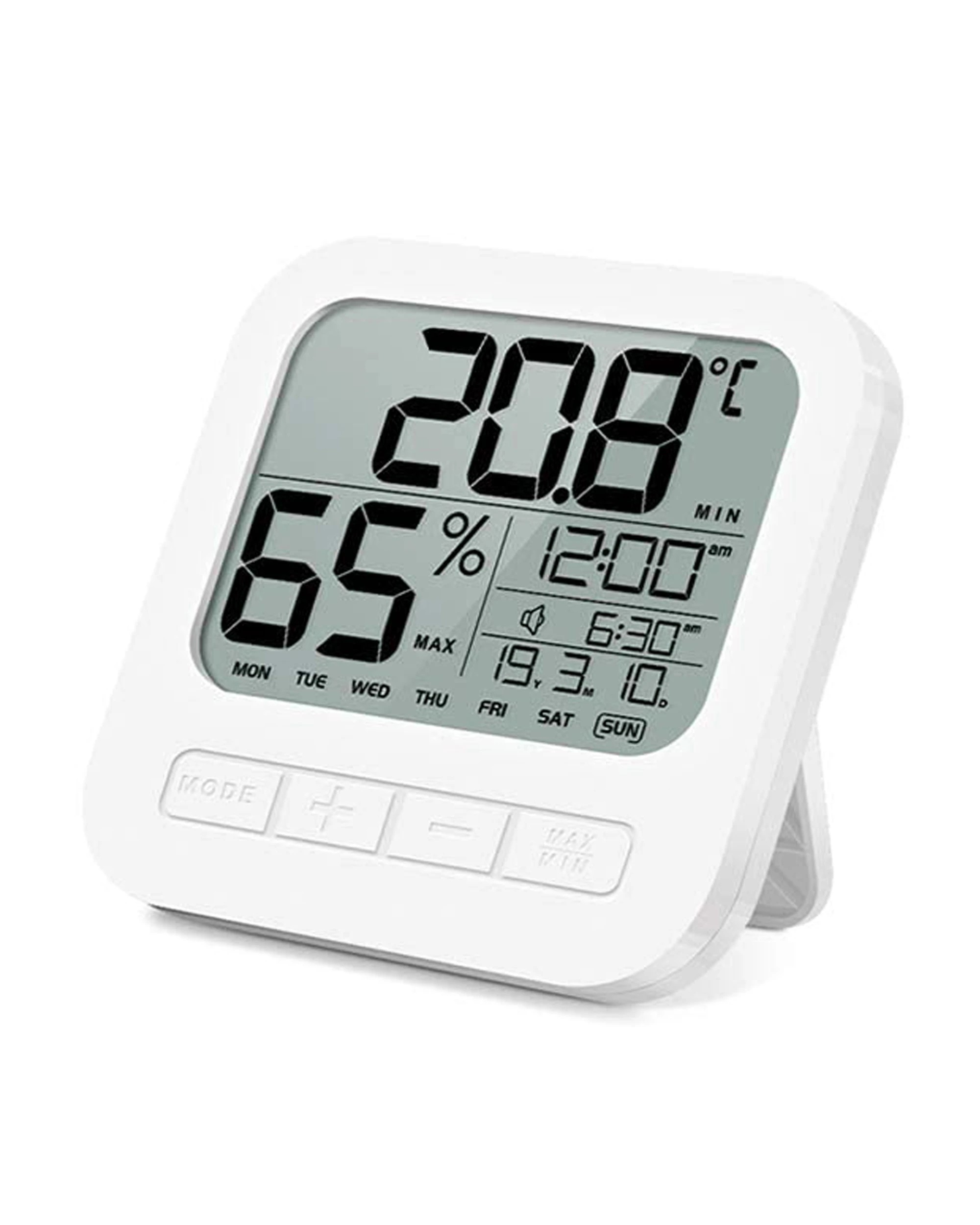 2 TODO Digital Thermometer Hygrometer Temperature Humidity Alarm Clock oC/oF %Rh, 2 of 2