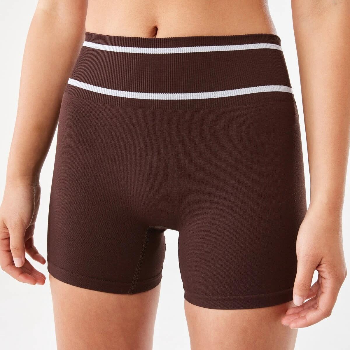 1 Active Womens Seamfree Tipping Bike Shorts Brn Tuscan, 1 of 6