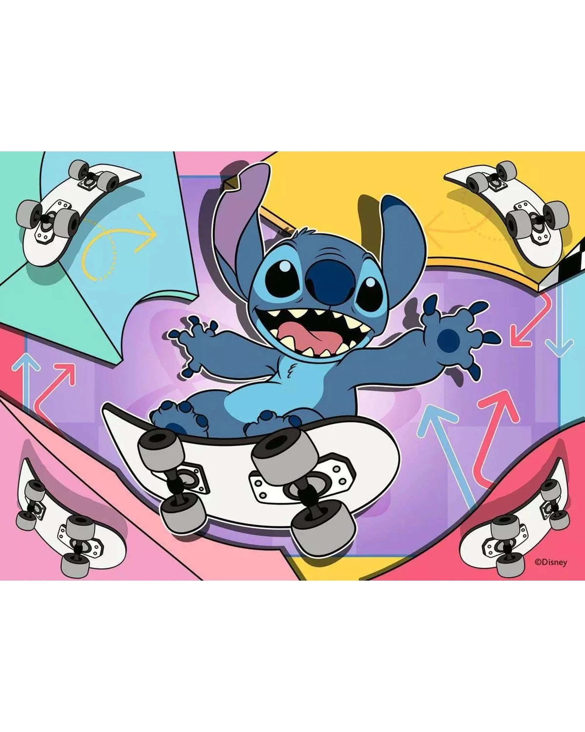 2 Ravensburger Disney Stitch and Angel 4 in a Box 12, 16, 20, and 24 Piece Jigsaw Puzzle, 2 of 5