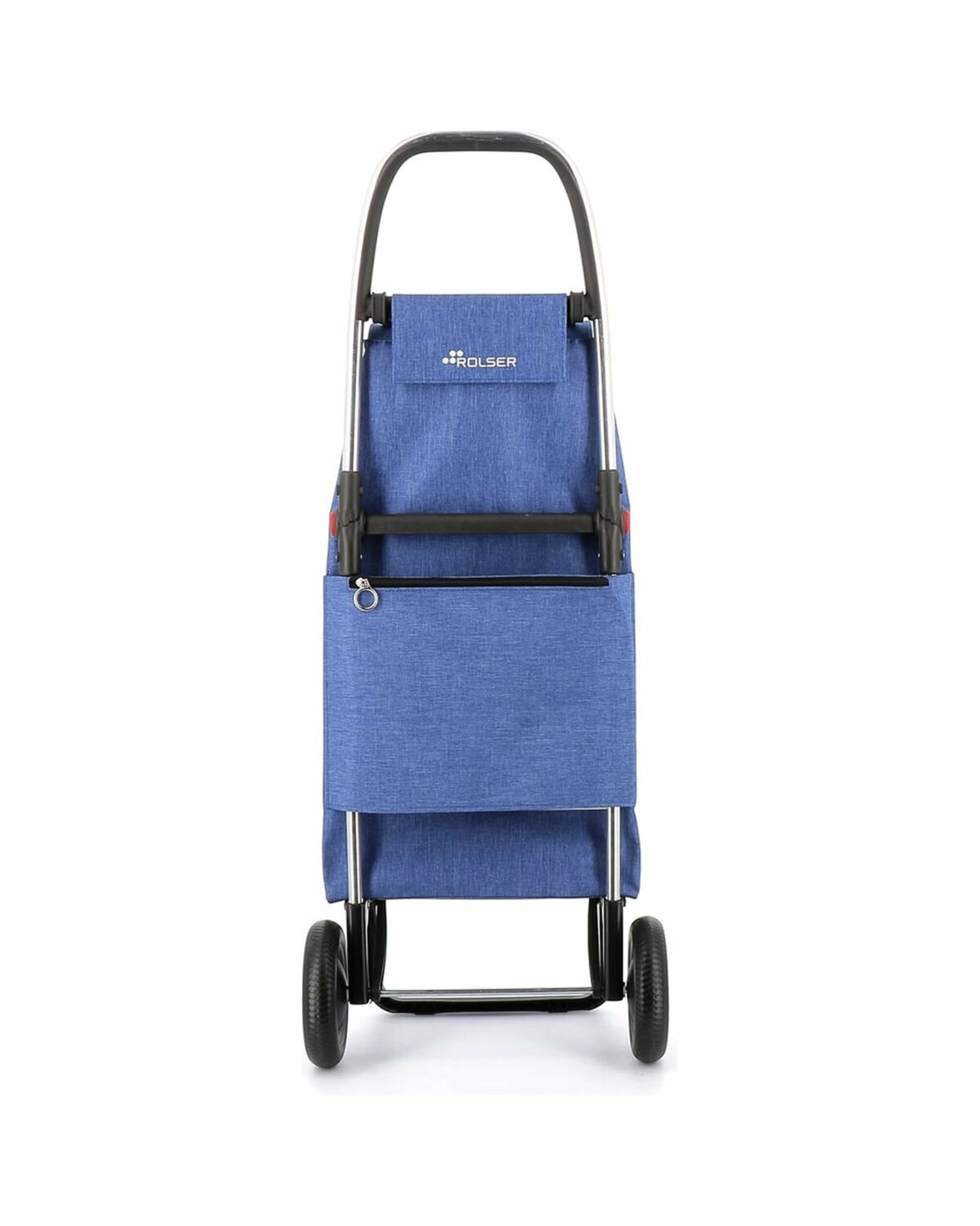 3 Rolser IMax Tweed 2 Wheel Foldable Trolley Blue, 3 of 4