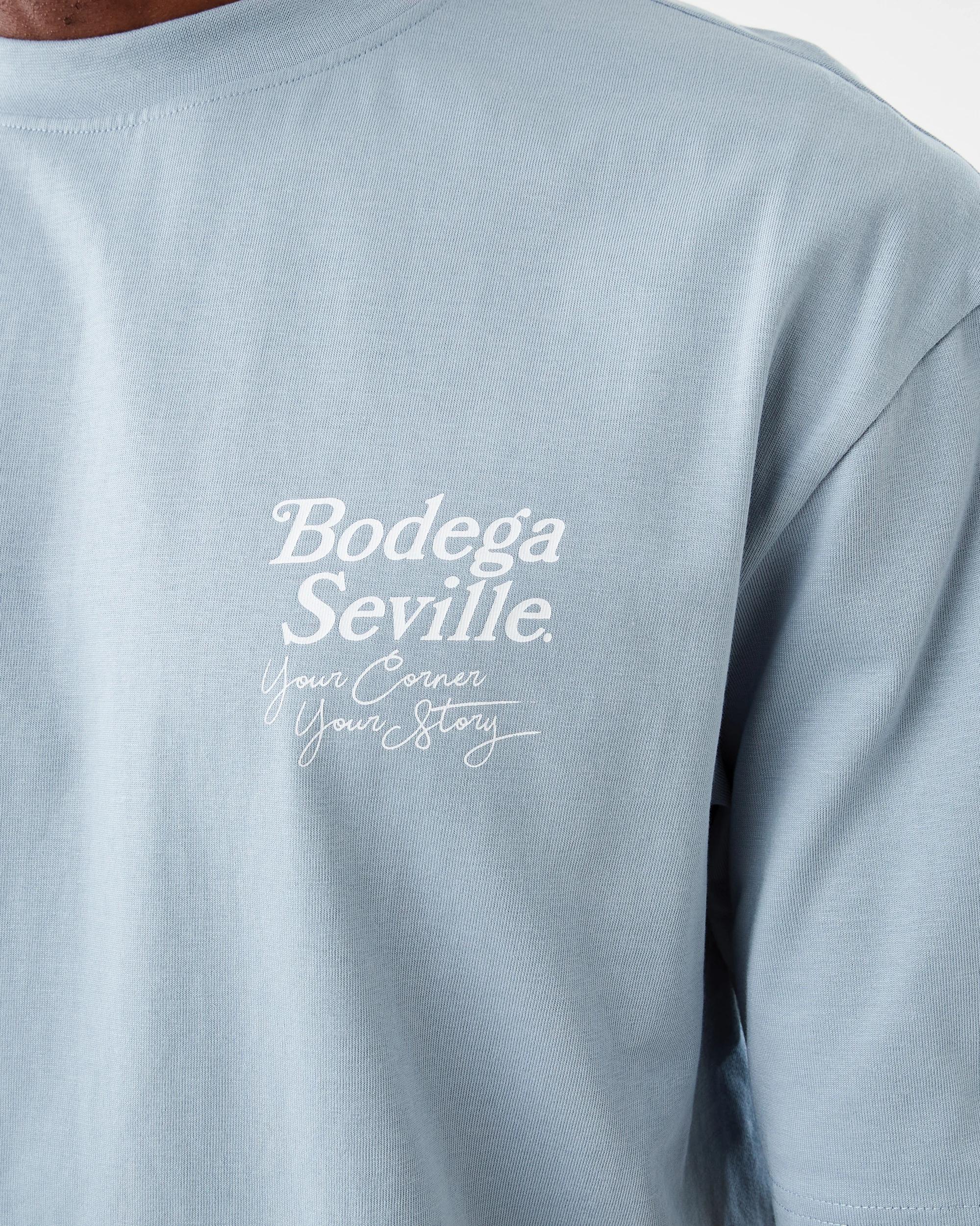 6 Oversized Print T-shirt Blu Bodega, 6 of 7