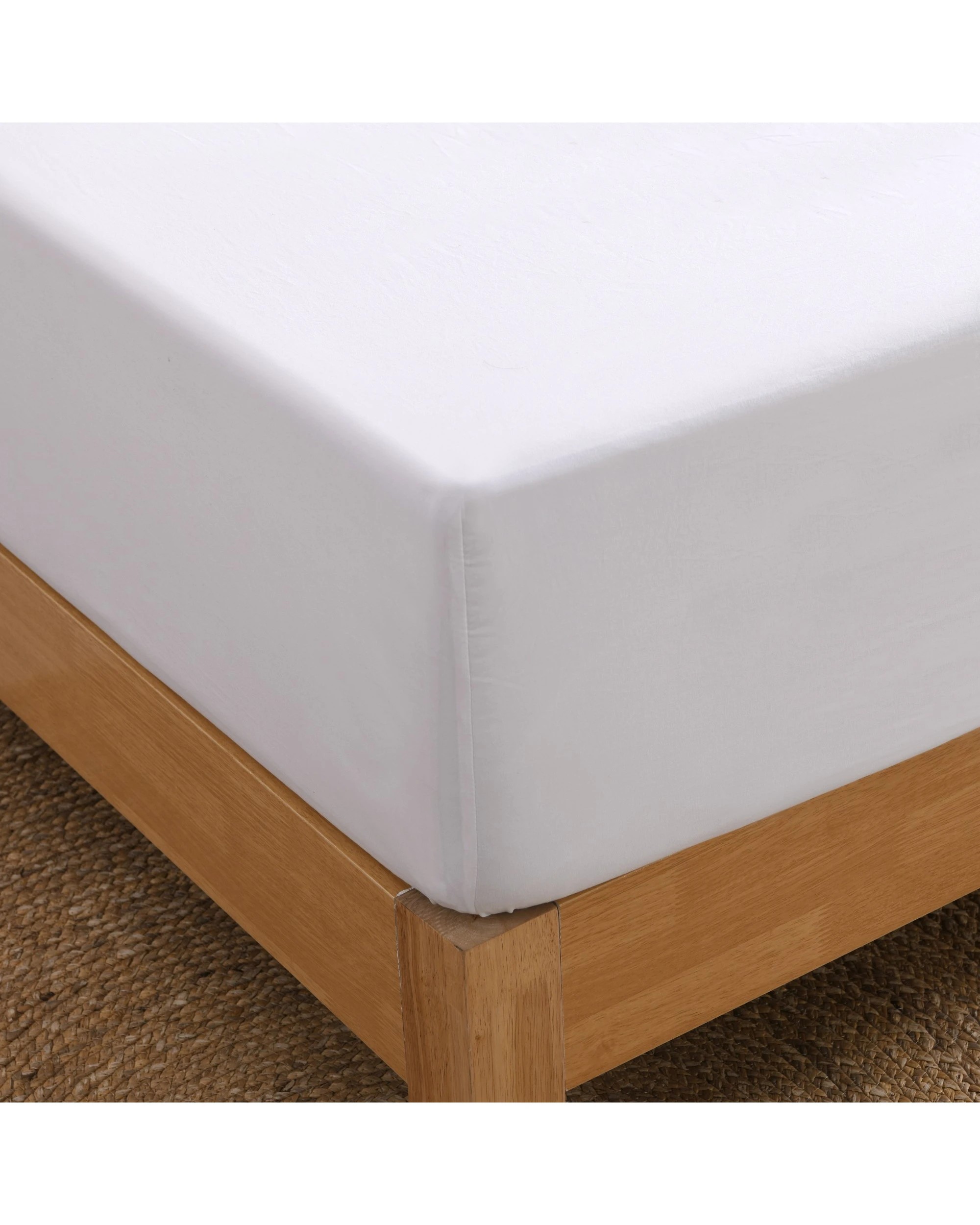 5 Dreamaker Superfine Washed Microfibre Sheet Set - King Single Bed - White, 5 of 6