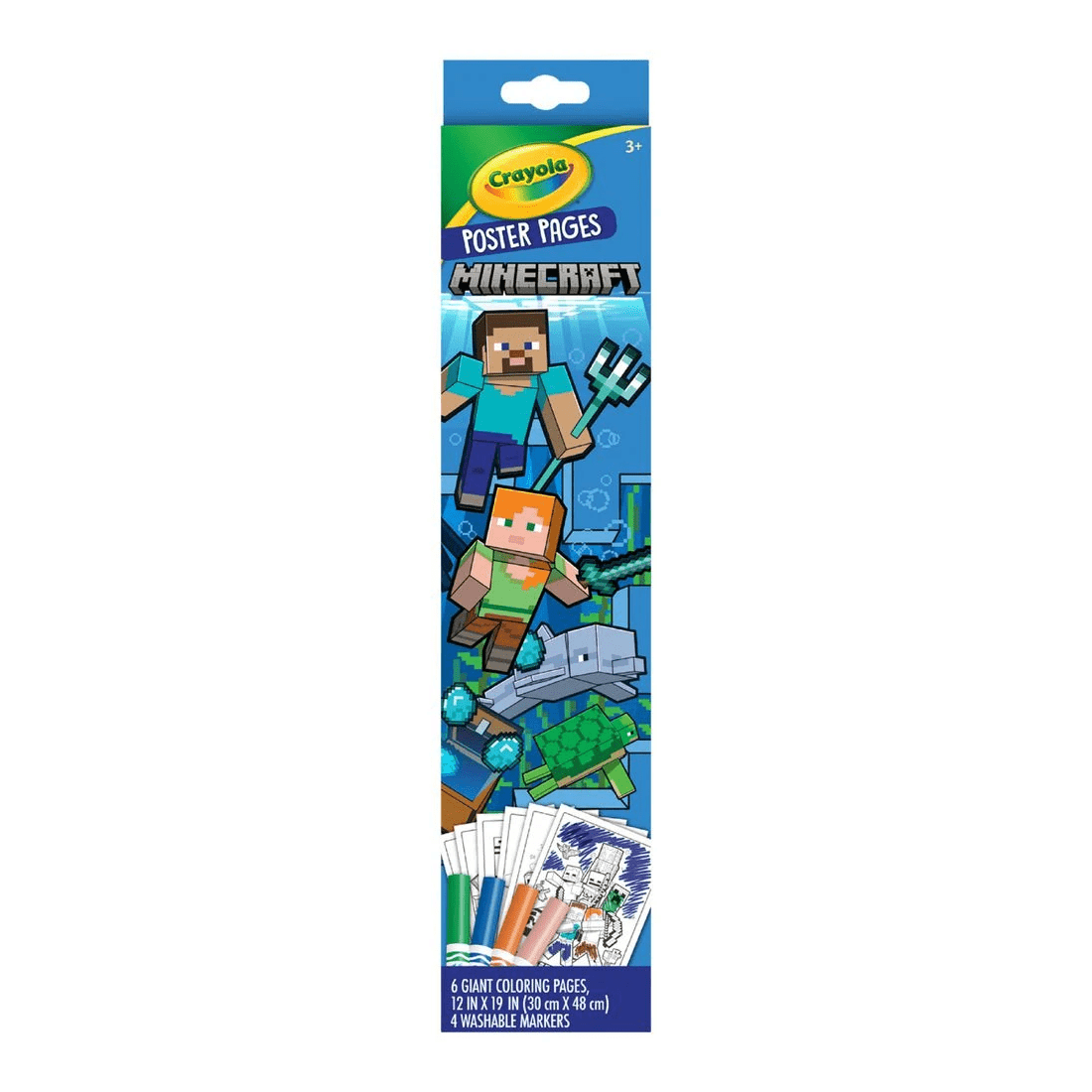 Crayola Poster Pages Minecraft