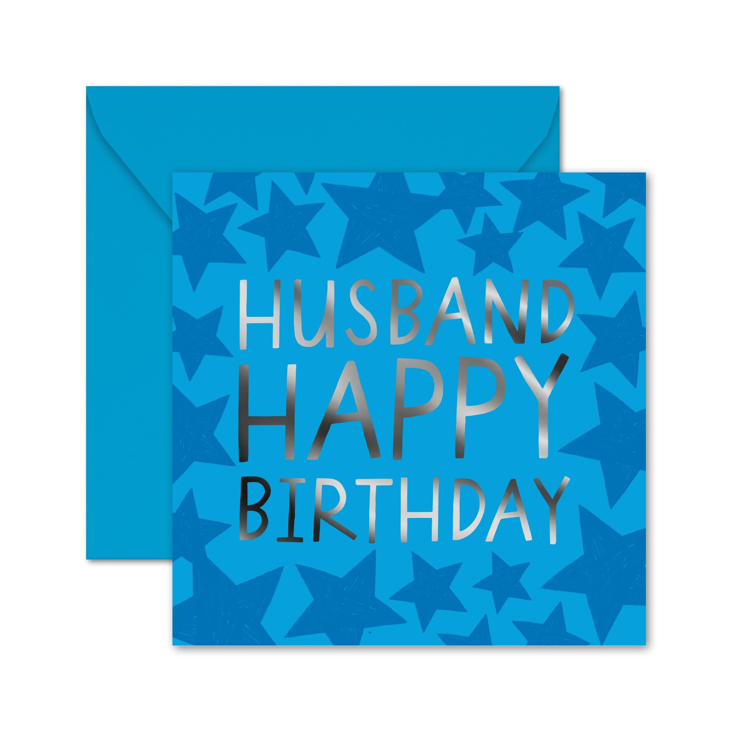 1 Hallmark Birthday Card for Husband - Blue Stars, 1 of 3