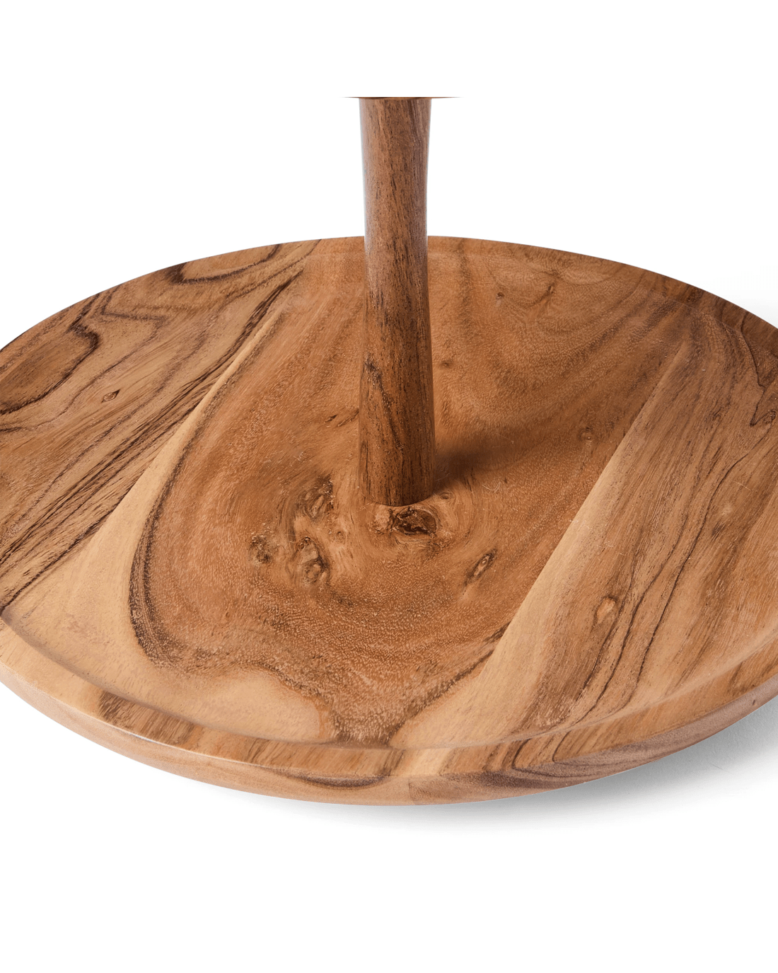 5 2 Tier Acacia Cake Stand - Brown, 5 of 8