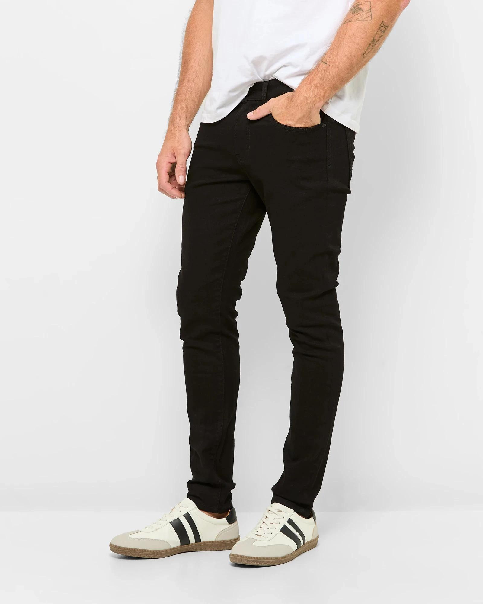 3 Target Denim Skinny Denim Jeans STAY BLACK, 3 of 5