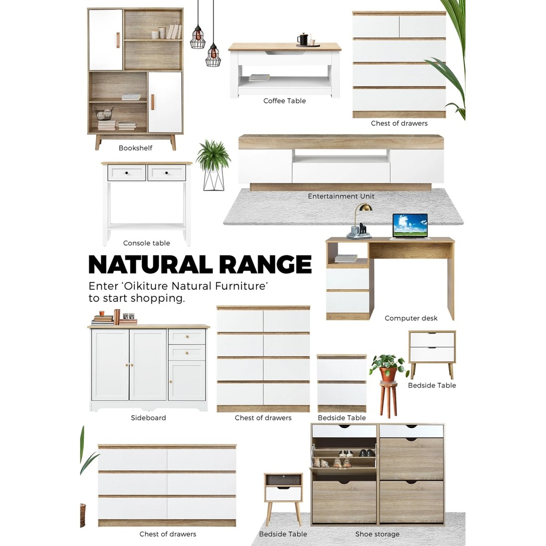 6 Oikiture Console Table Hallway Entry 2 Drawers Hall Side Display Shelf Desk
 - Multi, 6 of 9
