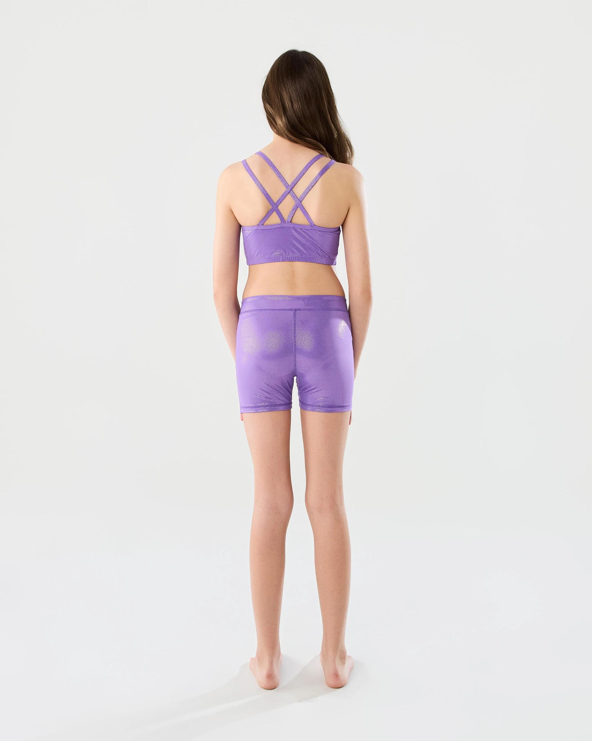 7 Gymnastic Crop Top Pur Dots, 7 of 7