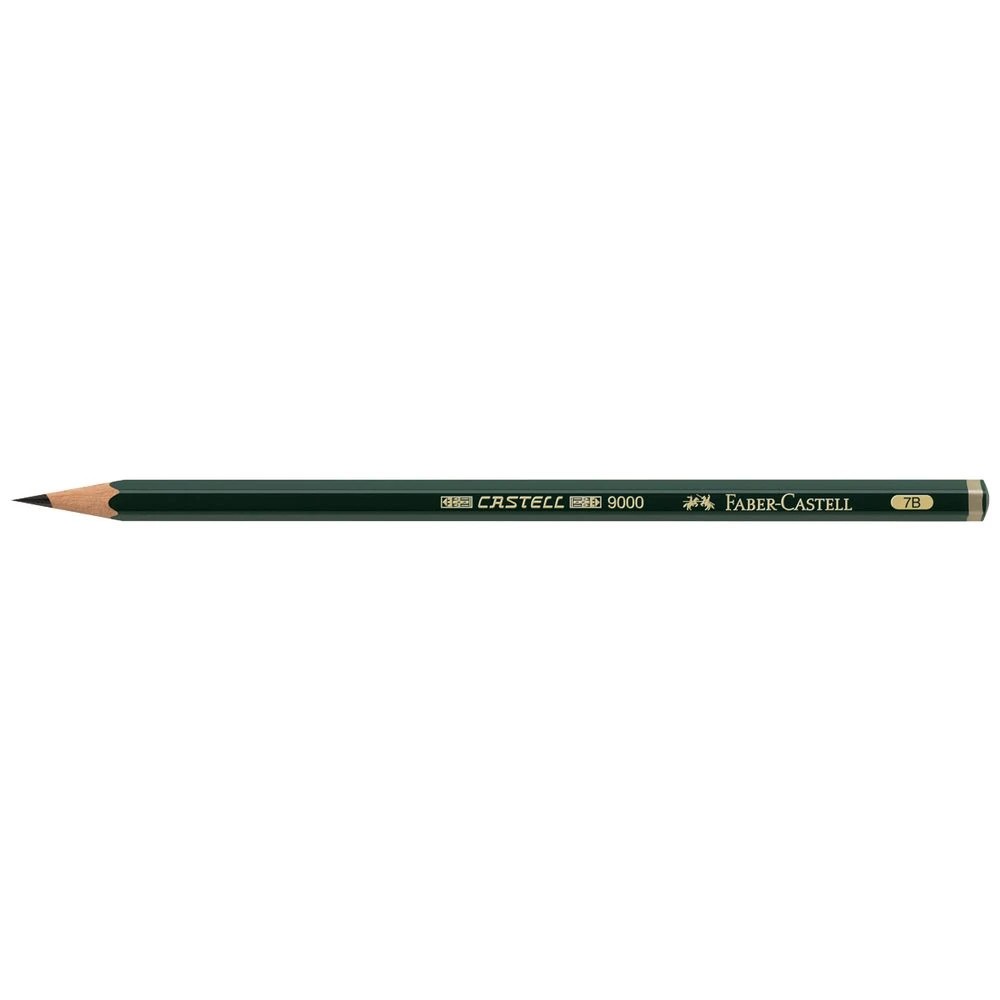 1 Faber-Castell 9000 Art Pencil 7B, 1 of 1