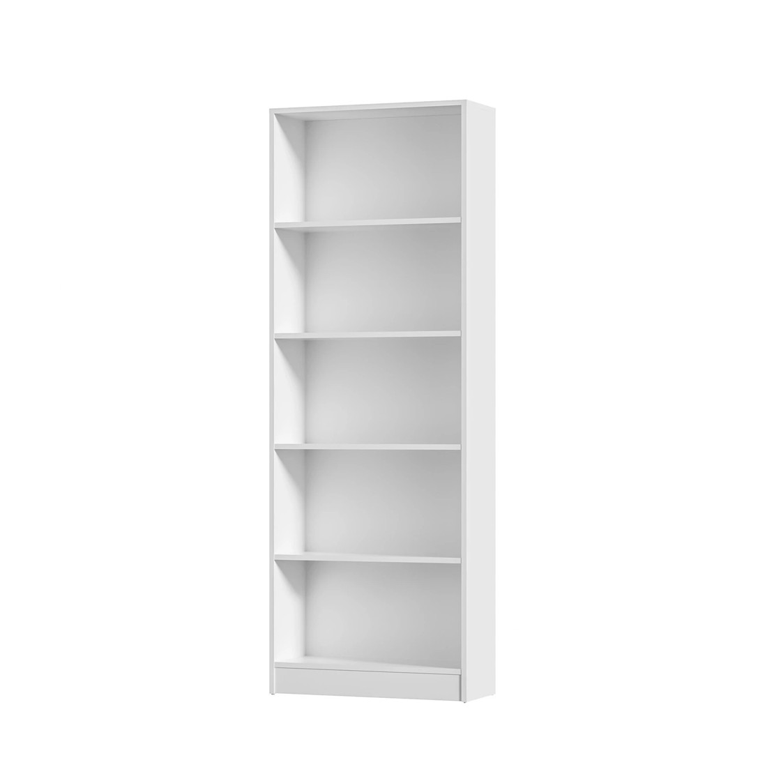 1 Oikiture Bookshelf Bookcase Display Shelves 5-tier Storage Stand Rack
 - White, 1 of 8