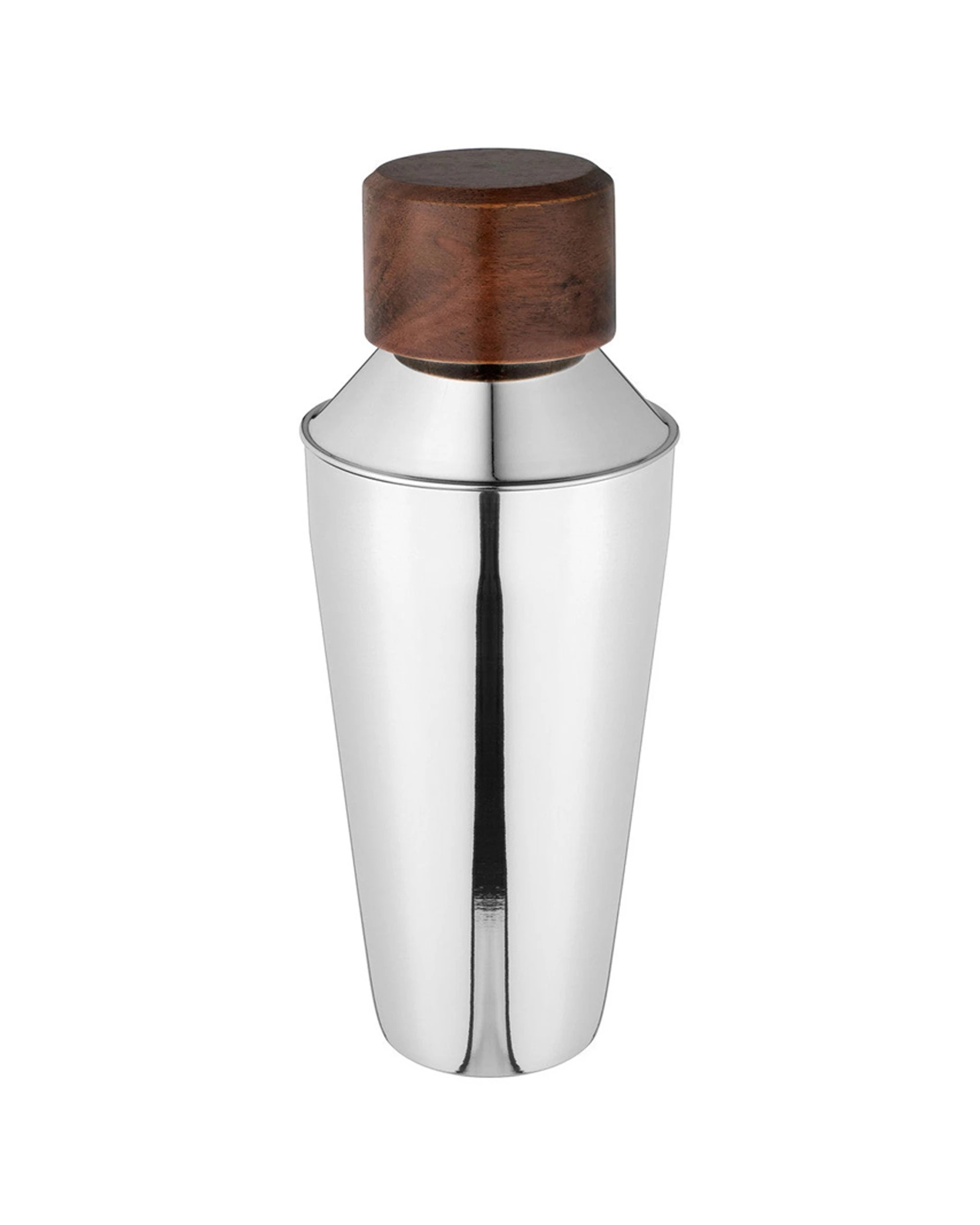 1 Avanti Kingston Stainless Steel Cocktail Shaker 750ml Wooden Lid Elegant - Silver, 1 of 1