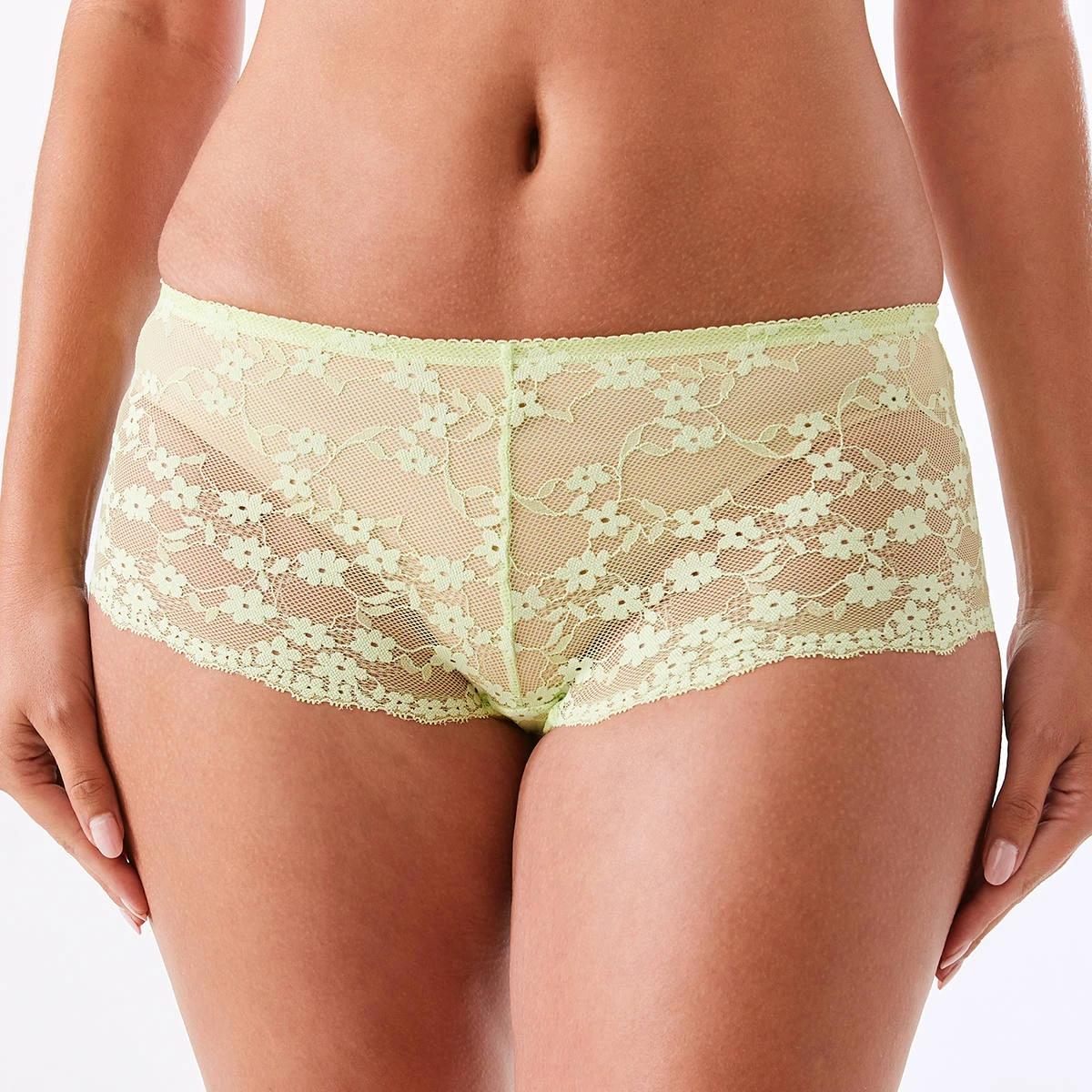 4 3 Pack Lace Boyleg Briefs Pl Sl Sg, 4 of 7
