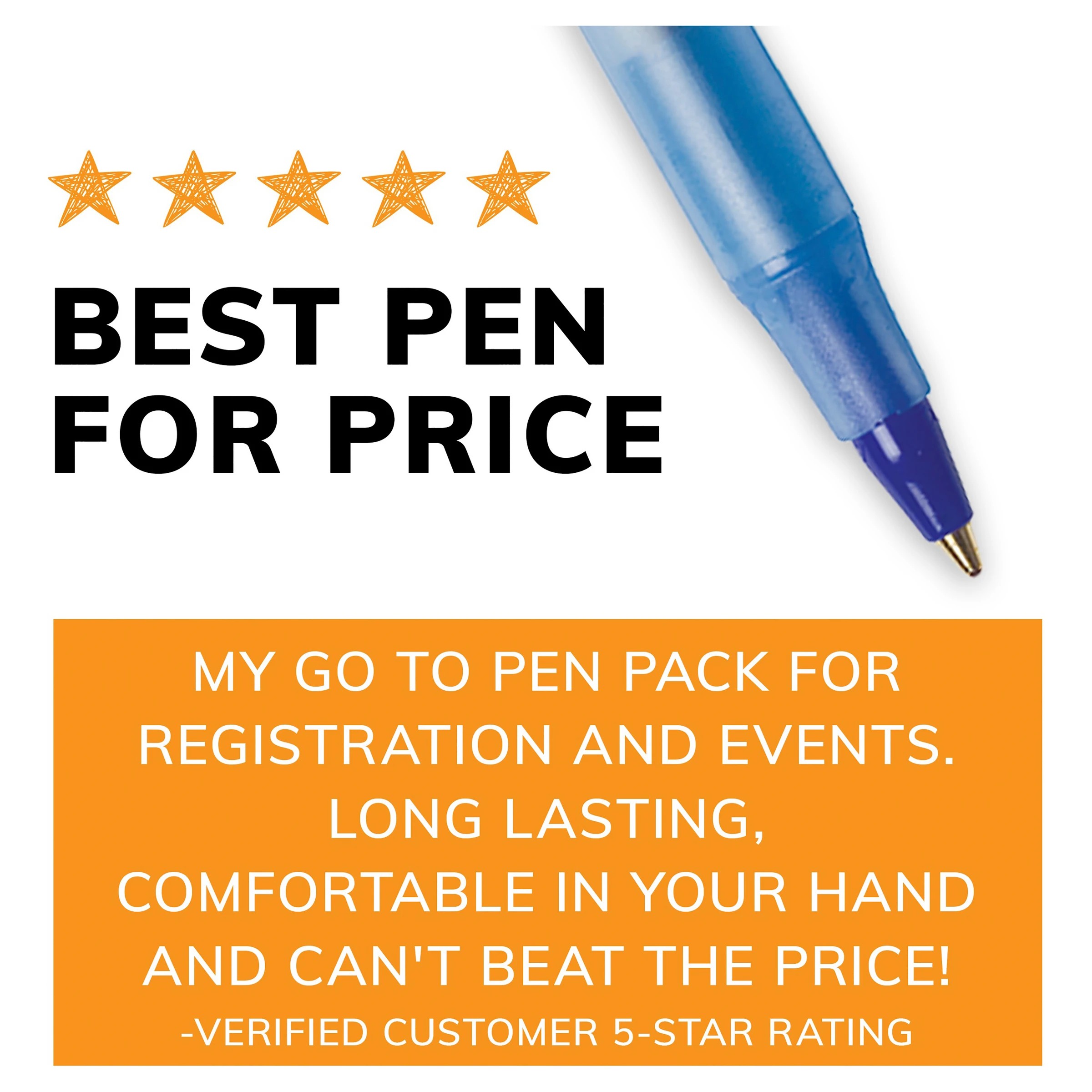 6 15 Pack BIC Round Stic Assorted Ballpoint Pens, 6 of 6