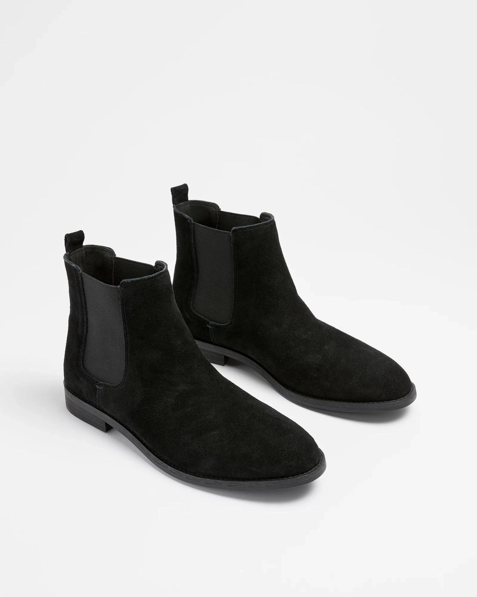 3 Target Mens Leather Chelsea Boot - James BLACK SUEDE, 3 of 3