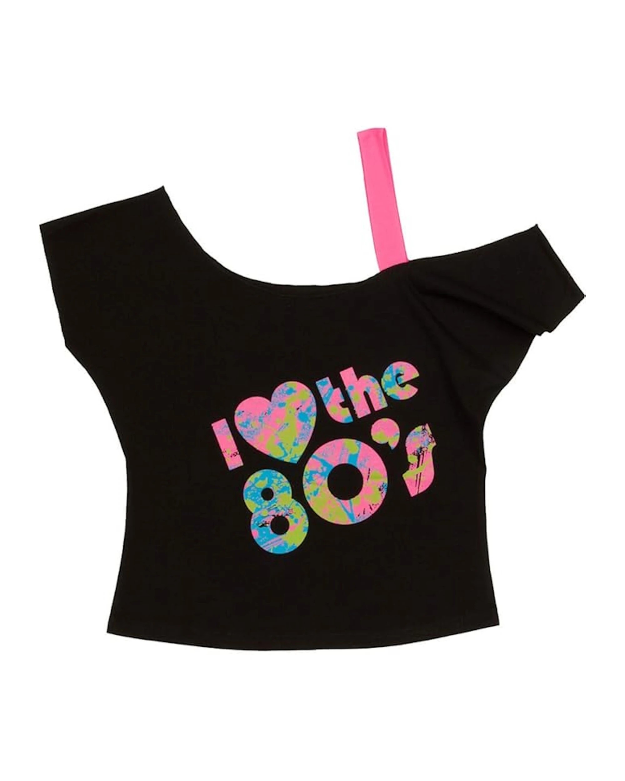 3 Anagram I Love the 80's Glow in the Dark T-Shirt One Size - One Size, 3 of 3
