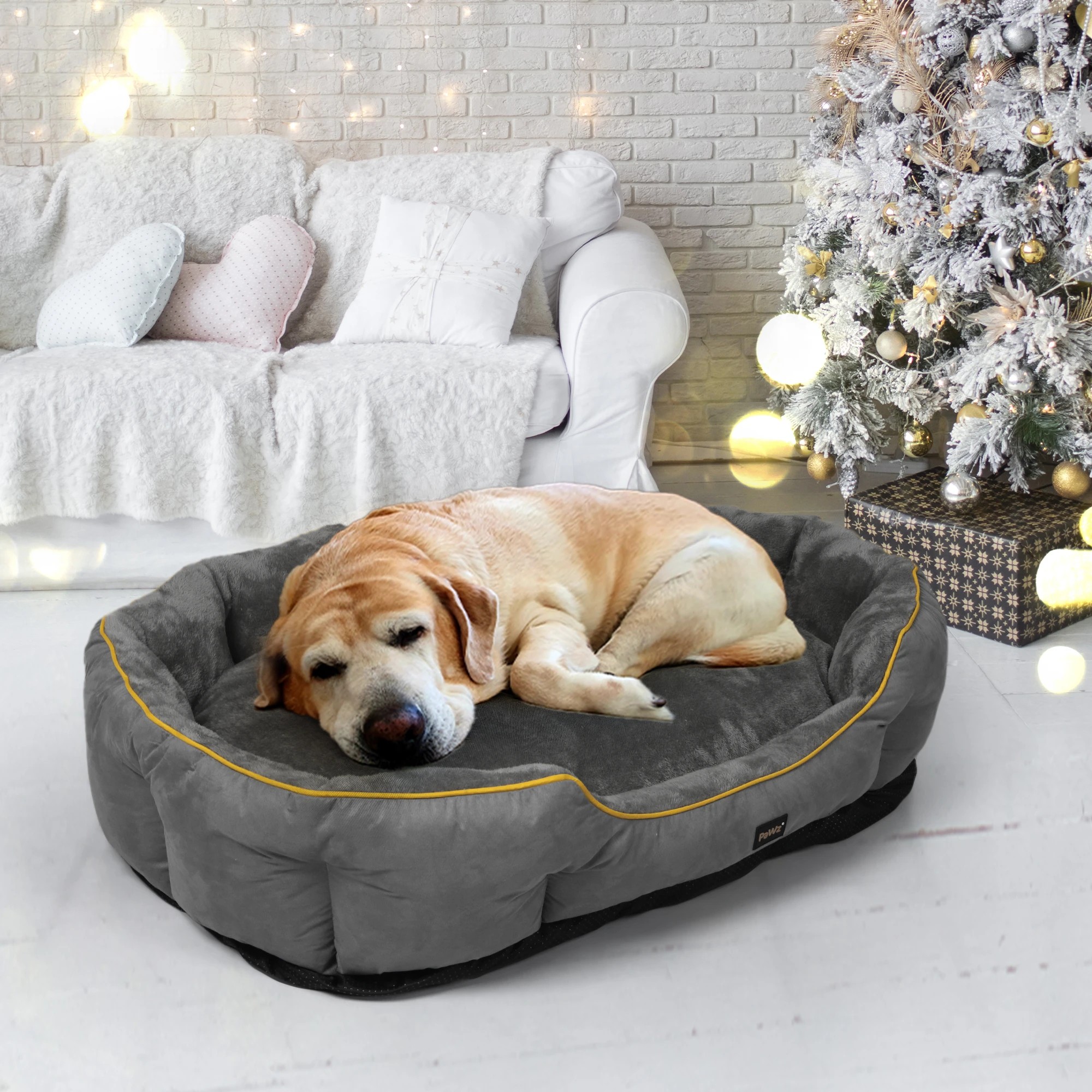 4 Pawz Electric Heated Pet Bed Extra Large - Grey, 4 of 7