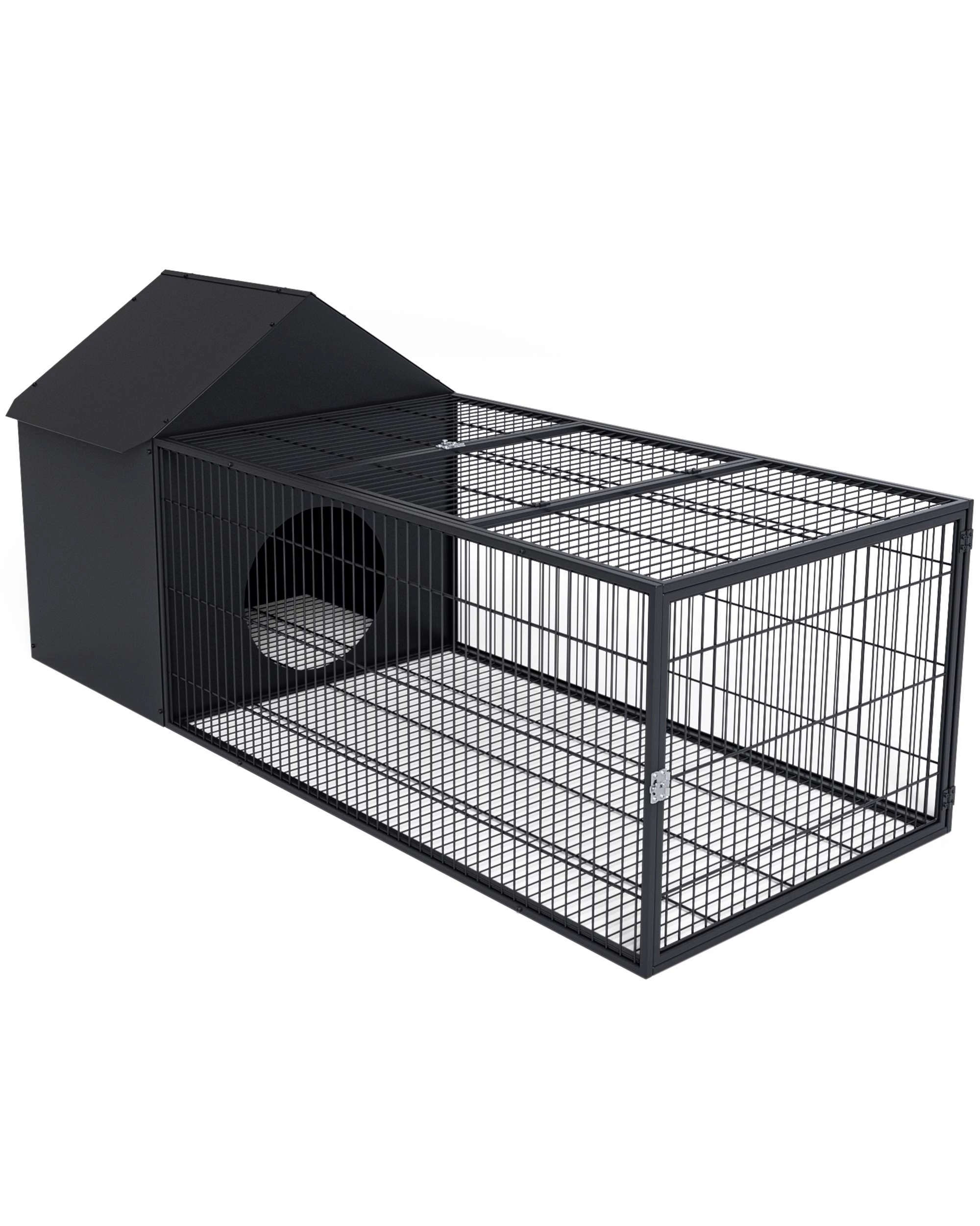 7 Advwin Rabbit Hutch 166x70cm Bunny Cage Guinea Pig Cage Pet Cage, 7 of 9