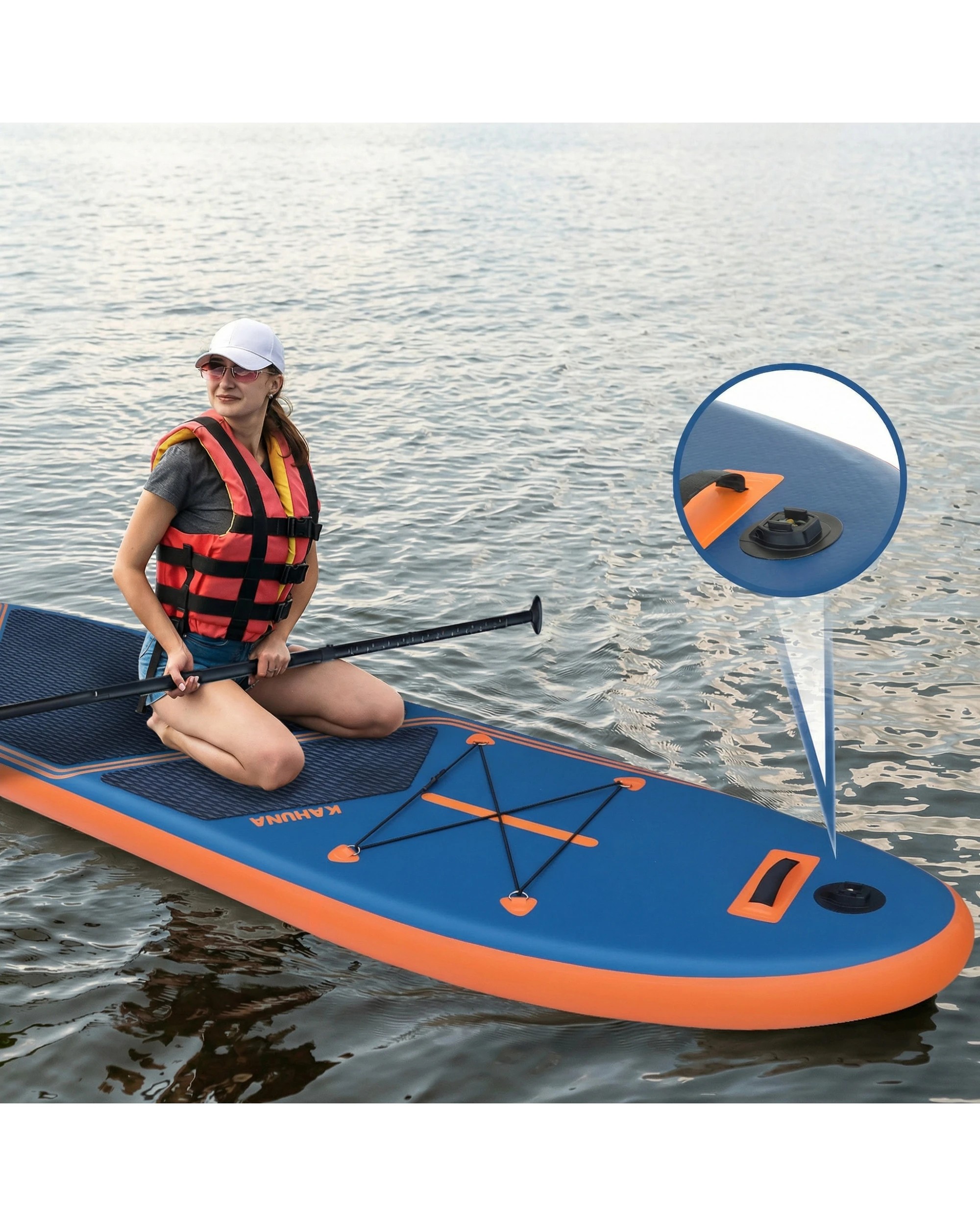 4 Kahuna Kai Premium Sports 10.6FT Inflatable Paddle Board - Blue, 4 of 10