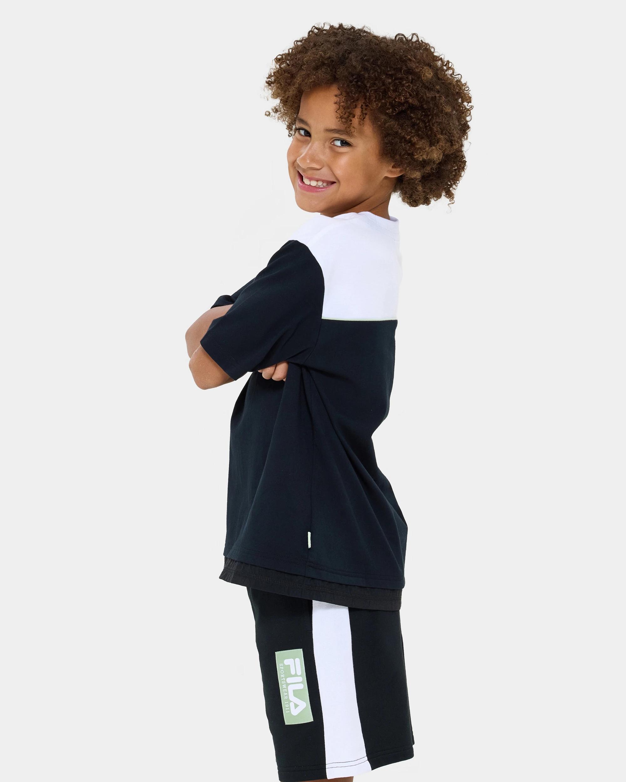 2 Brayden Short Sleeve T-shirt - Fila BLACK, 2 of 7