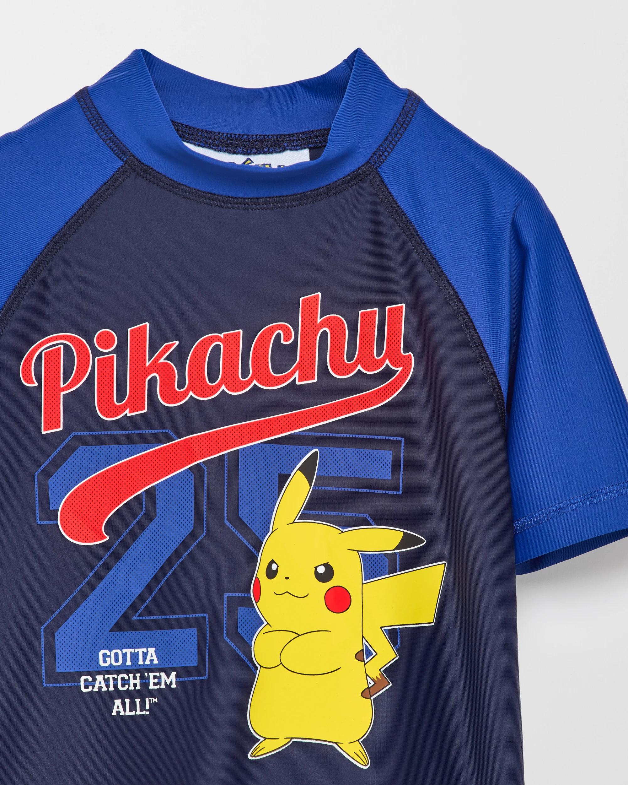 2 Pokemon Swim Rash Vest NAVY, 2 of 2