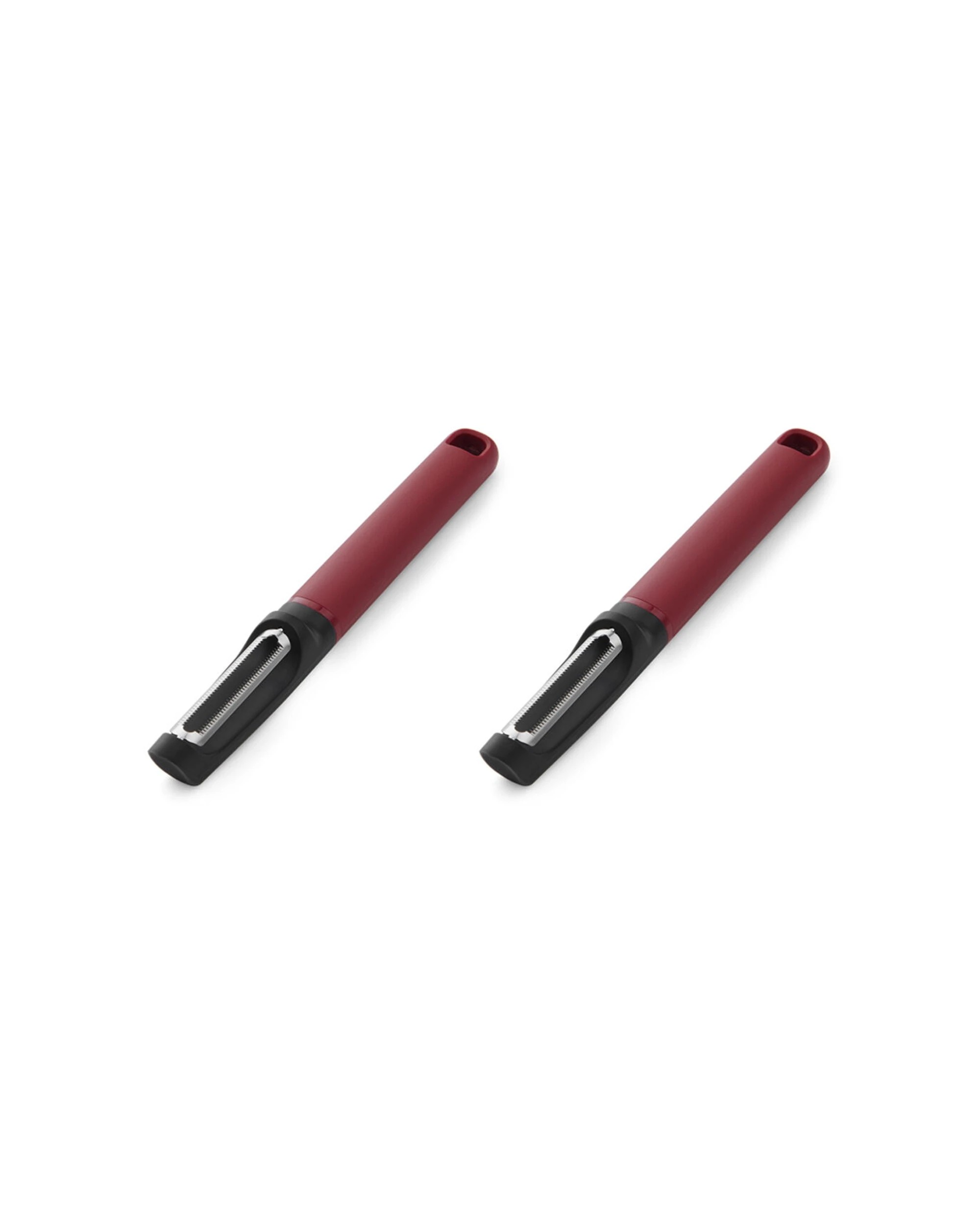 1 KitchenAid 2PK Classic Euro Fruit Vegetable Peeler With Ergonomic Handle - Red, 1 of 6