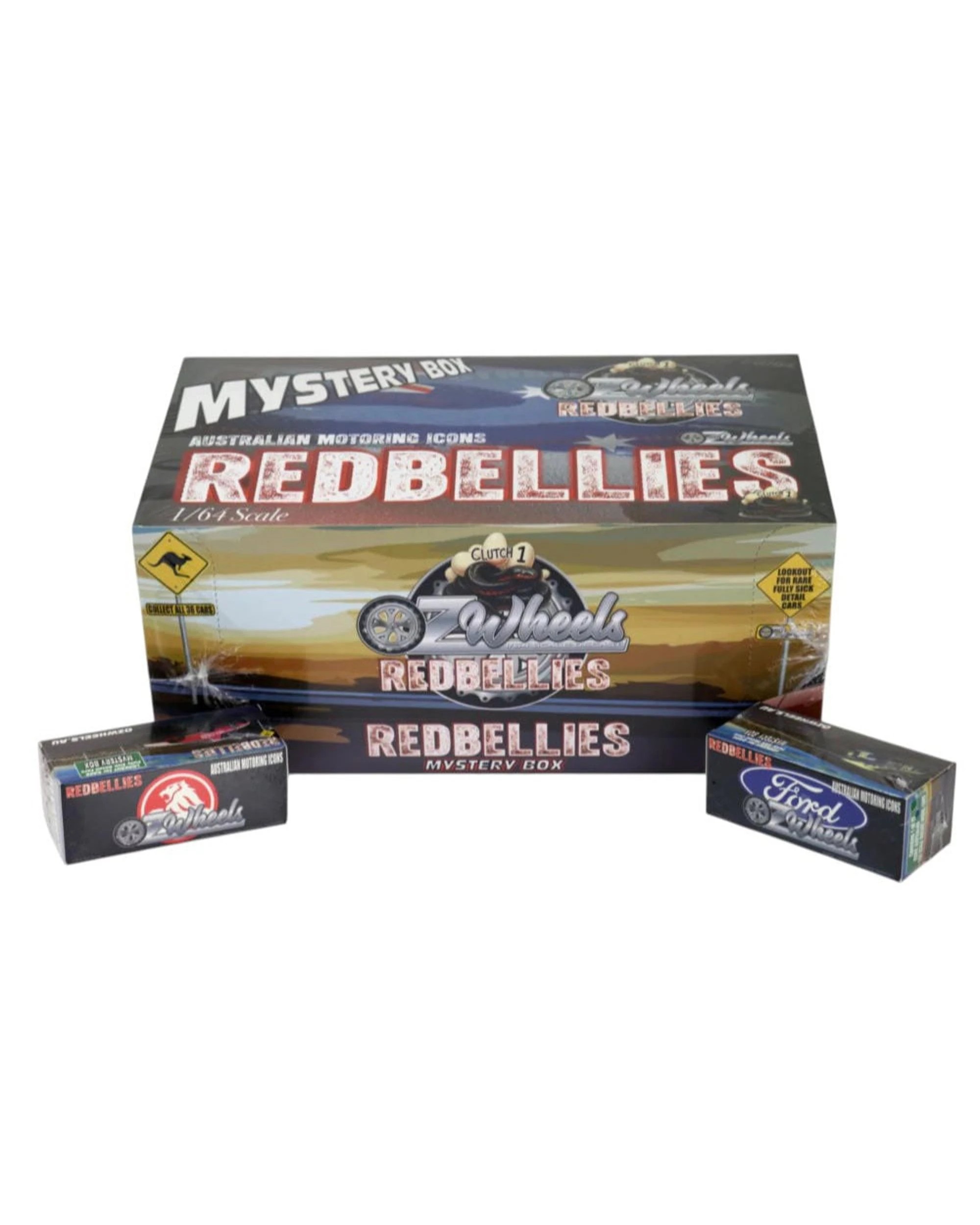 5 Oz Wheels Redbellies Mystery Box 1:64 Scale Diecast Vehicle Blind Box, 5 of 5