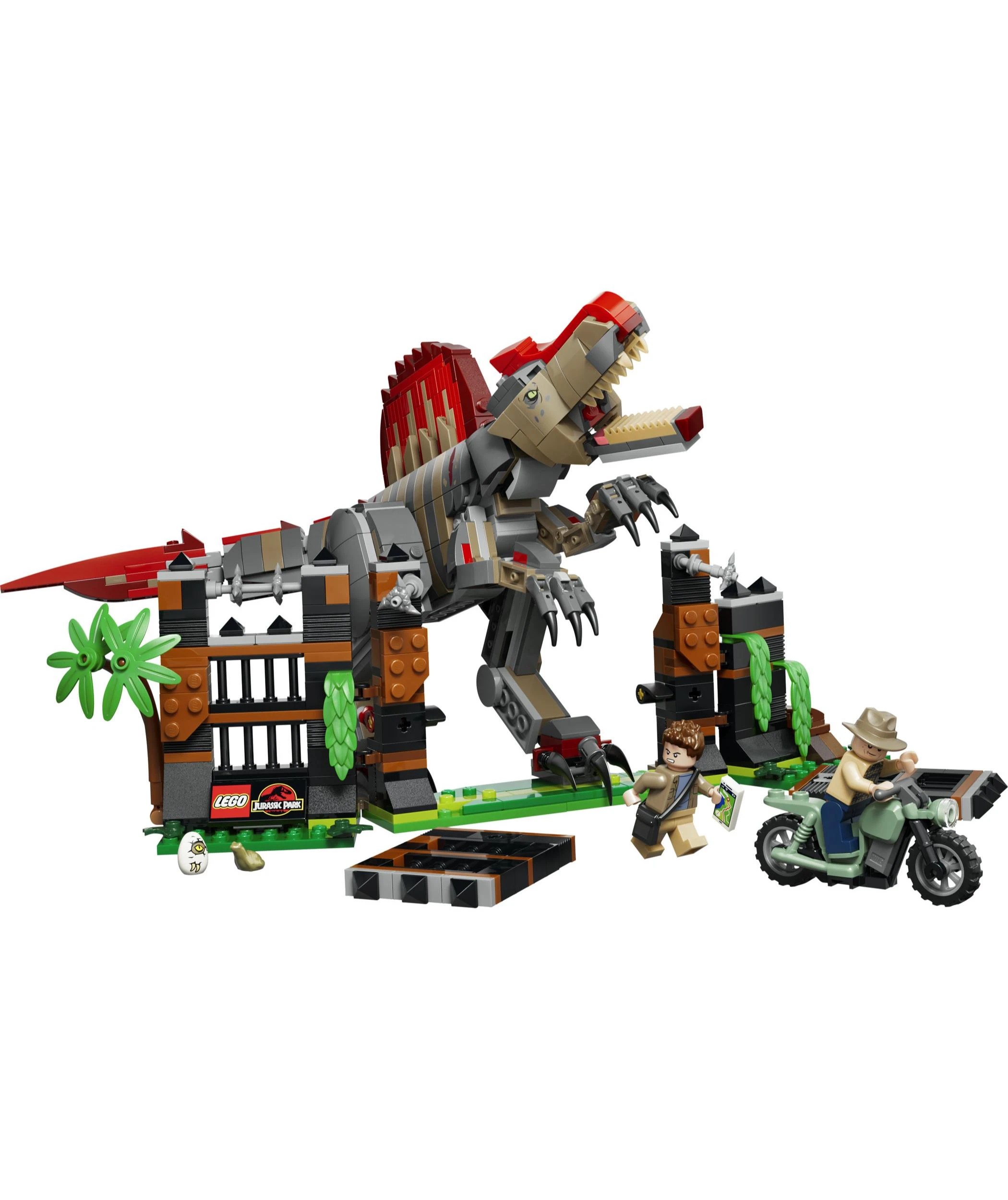 2 LEGO Jurassic World Spinosaurus Dinosaur Escape 77982, 2 of 10