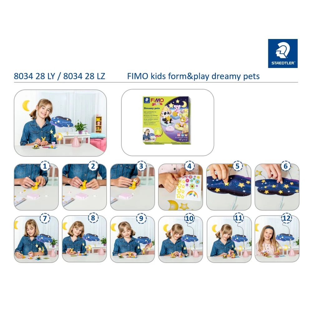 9 Staedtler FIMO Form & Play Dreamy Pets, 9 of 10