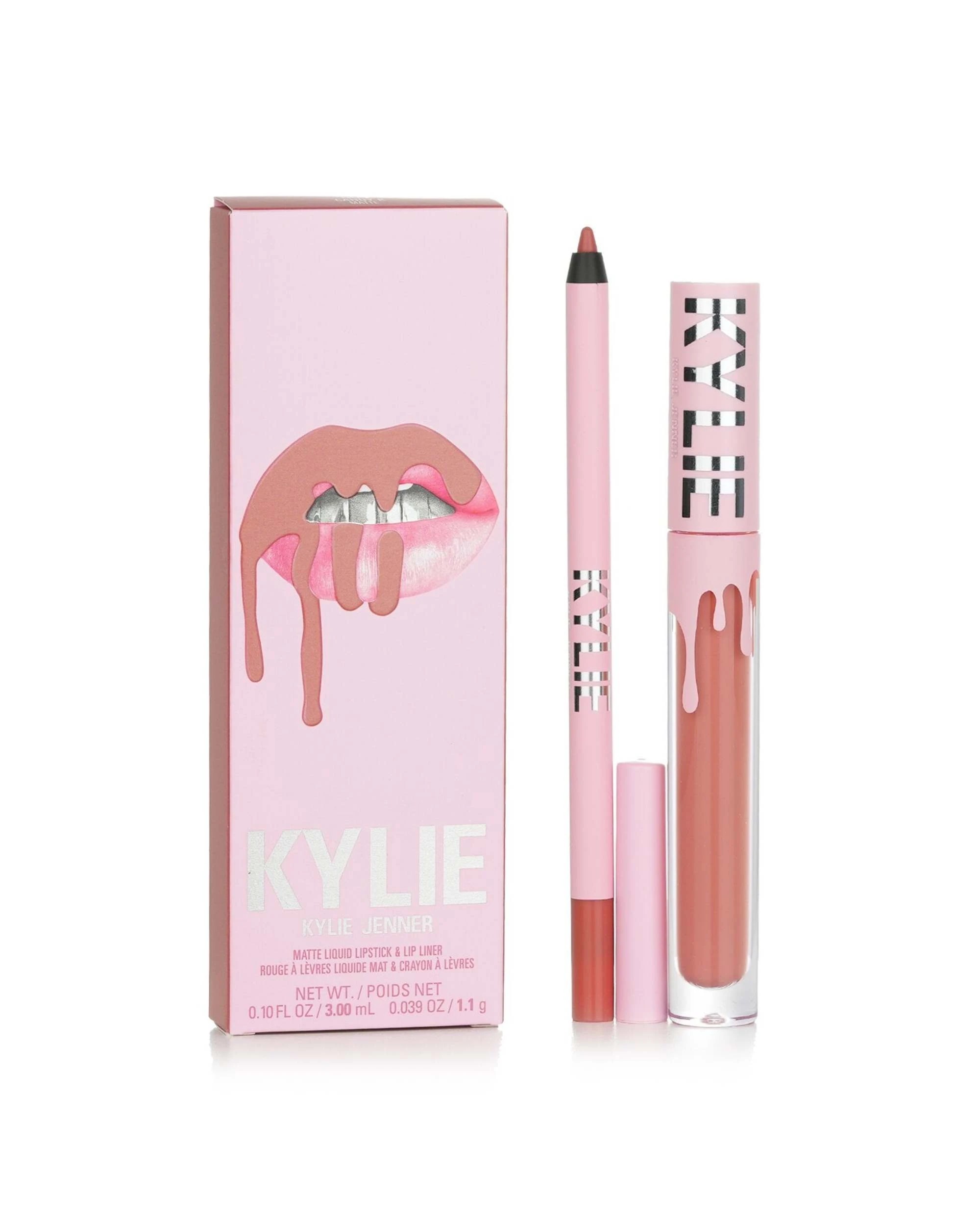 8 Kylie By Kylie Jenner Matte Lip Kit: Matte Liquid Lipstick 3ml + Lip Liner 1.1g - # 2pcs - 500 Kristen Matte, 8 of 9