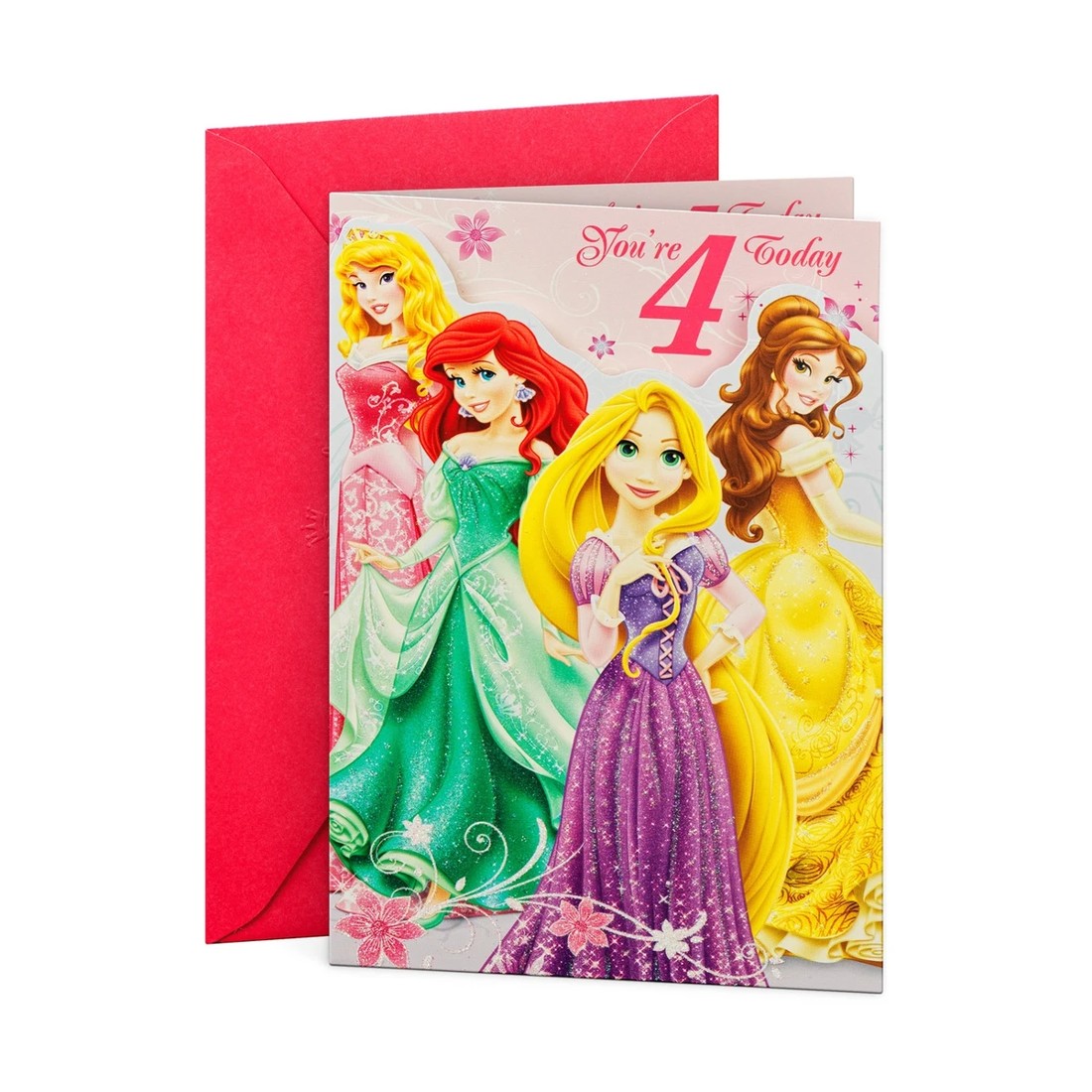 1 Hallmark Disney Princess Birthday Card - Age 4, 1 of 3