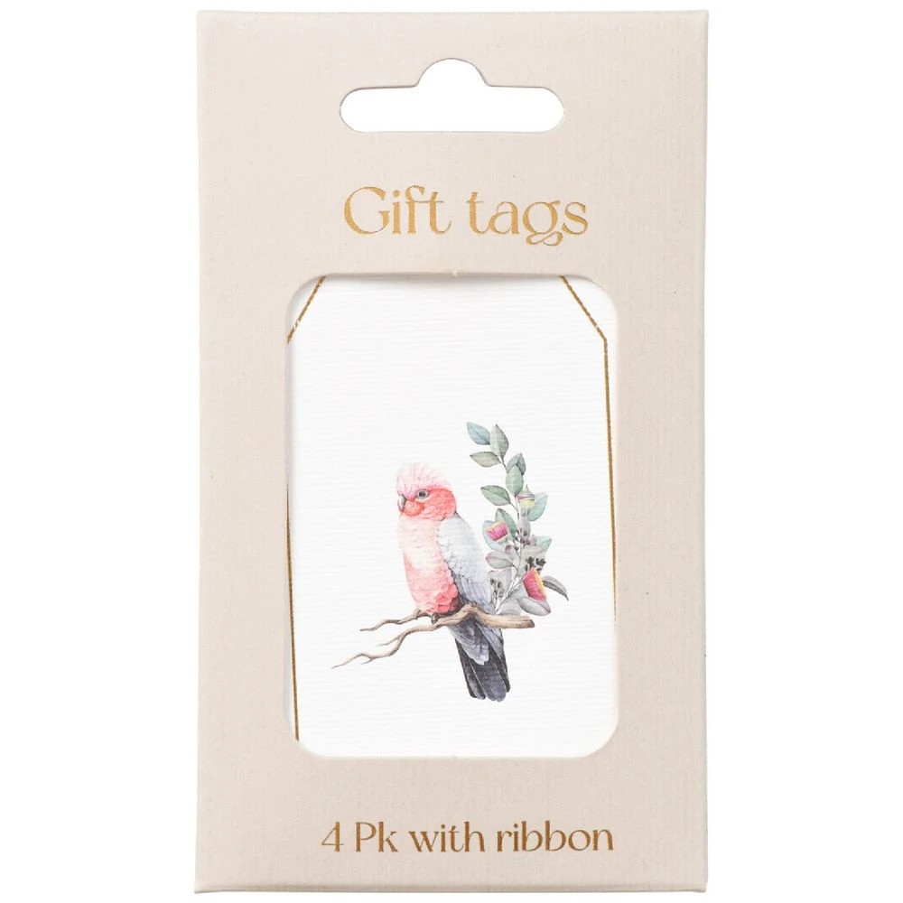 1 Otto Gift Tags Bird/Floral 4 Pack, 1 of 2