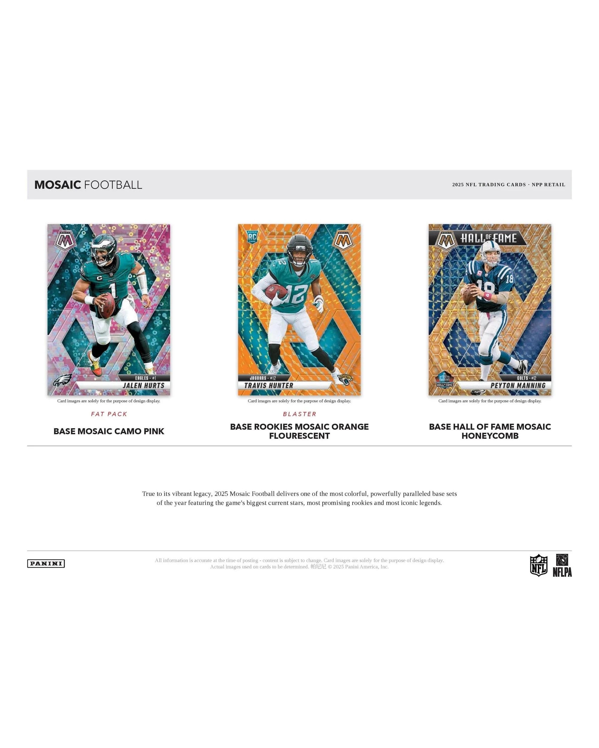 4 Panini 2025 NFL Mosaic Football Blaster Box, 4 of 10