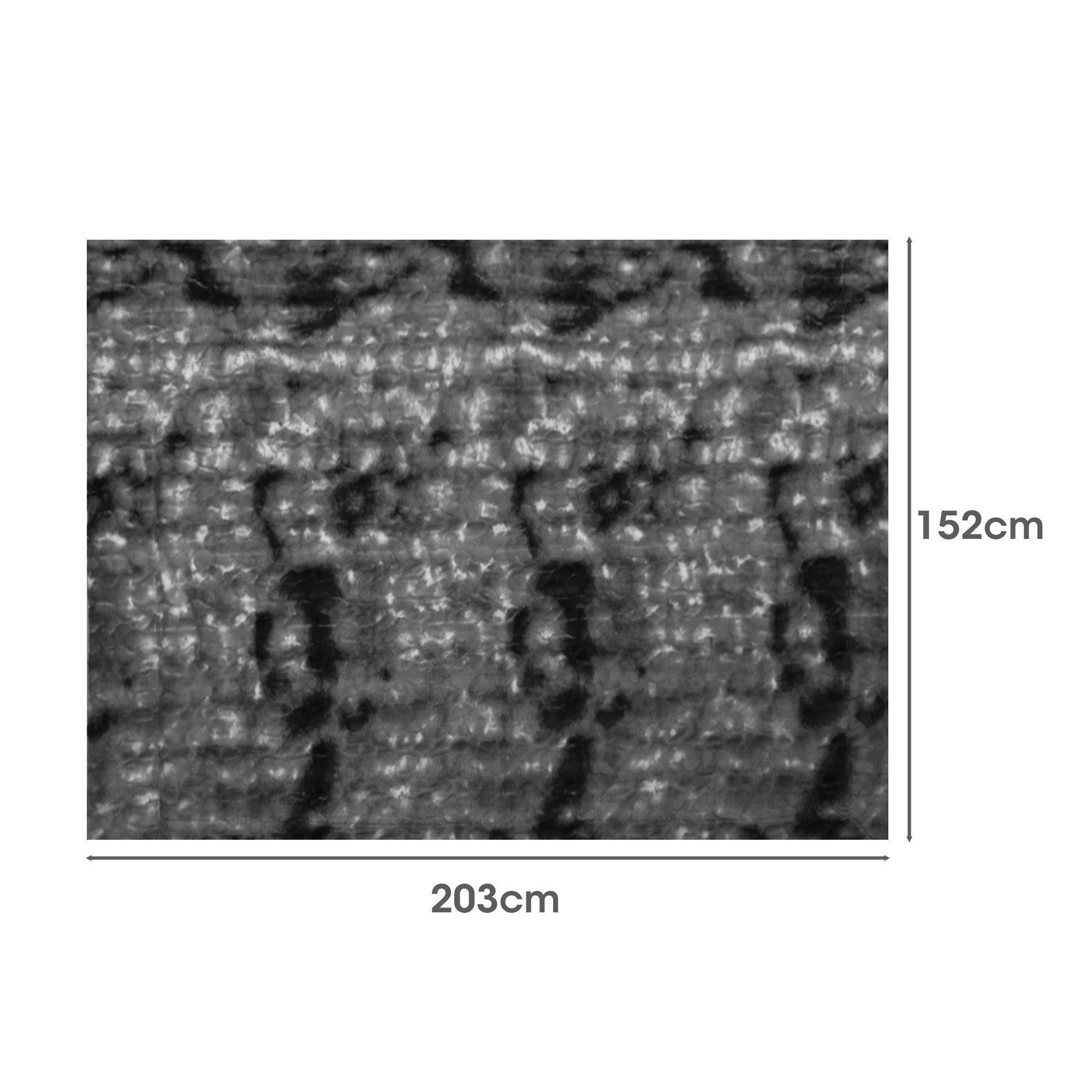 2 Dreamz Medium Greyfaux Fur Blanket, 2 of 5