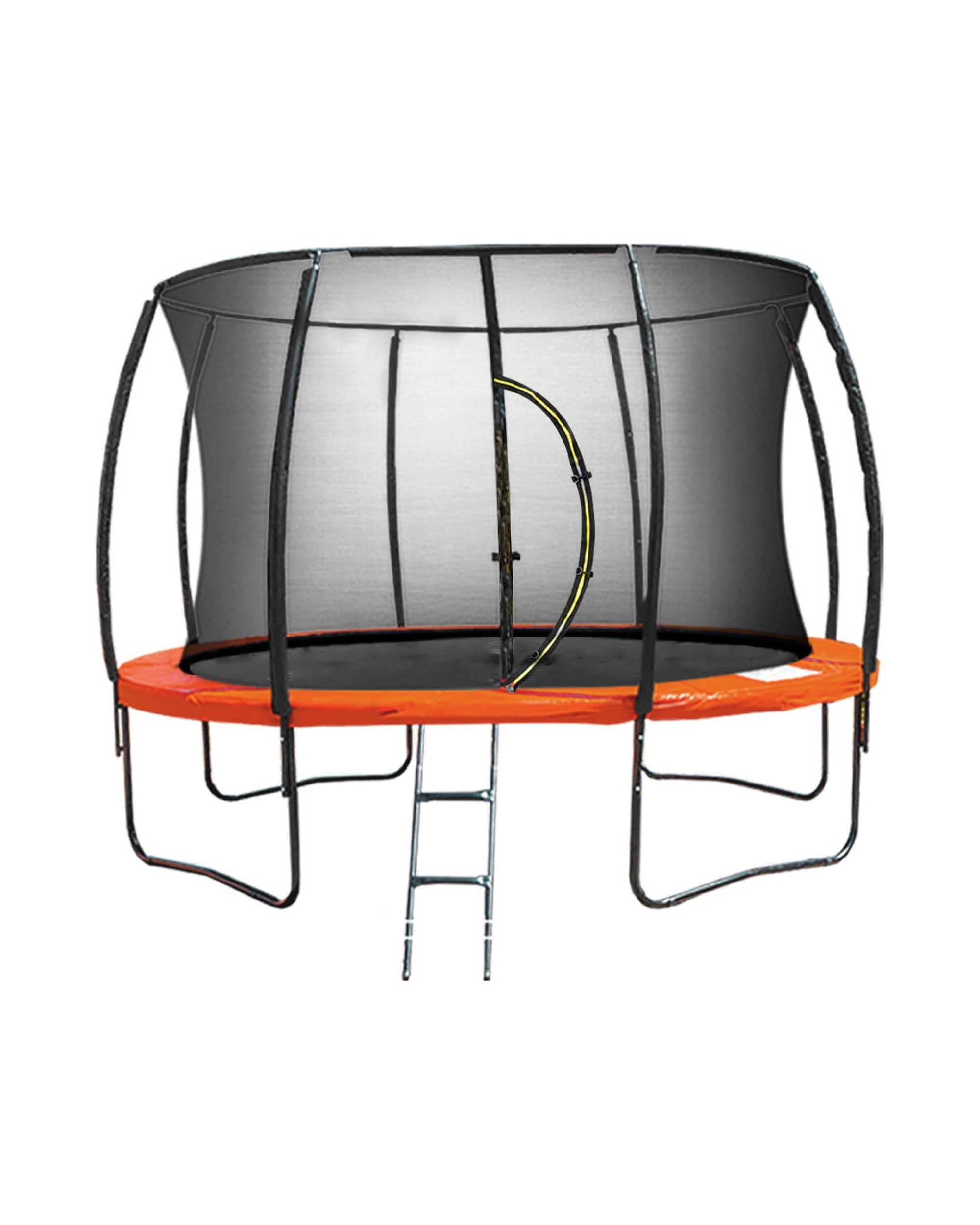 1 Kahuna 12 ft Trampoline - Orange, 1 of 8