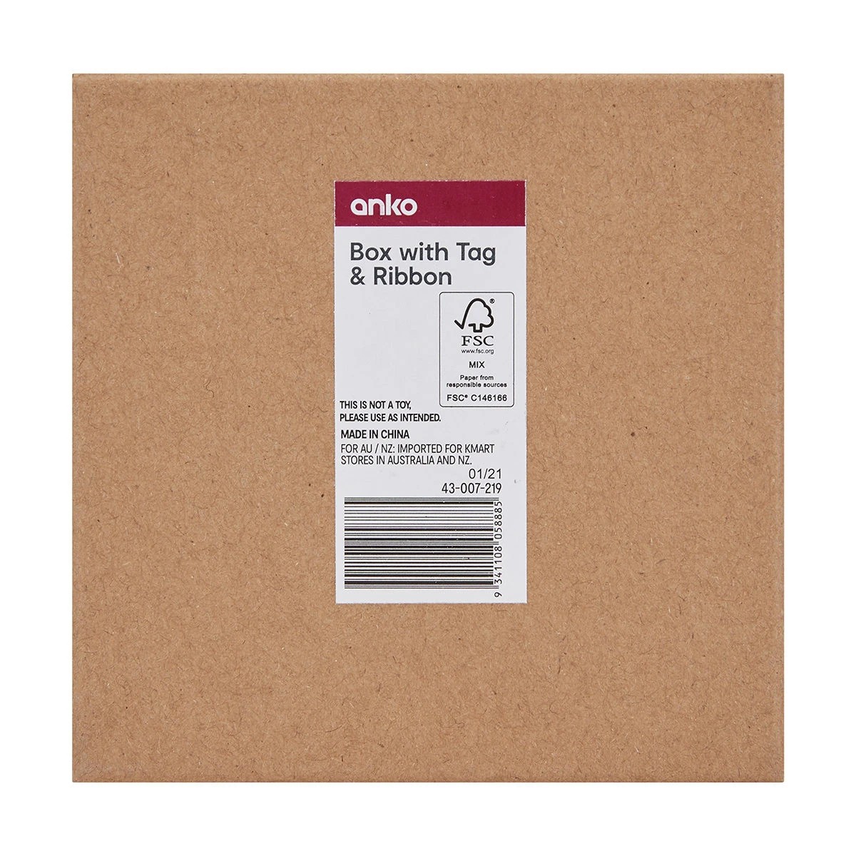 8 Box with Tag & Ribbon, 8 of 8