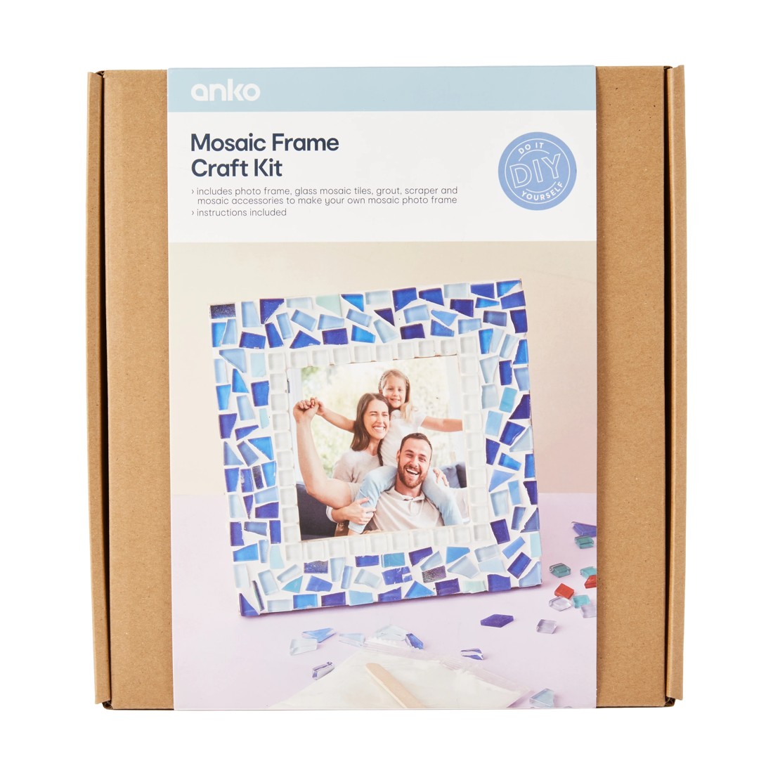 1 DIY Mosaic Frame Craft Kit, 1 of 3