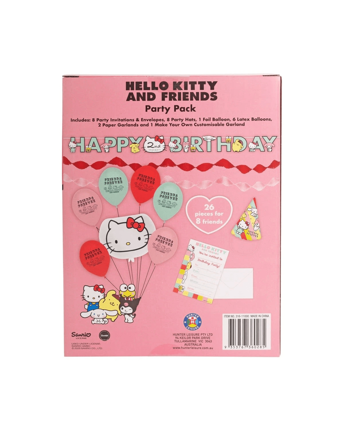 9 26 Piece Hello Kitty and Friends Party Pack, 9 of 9