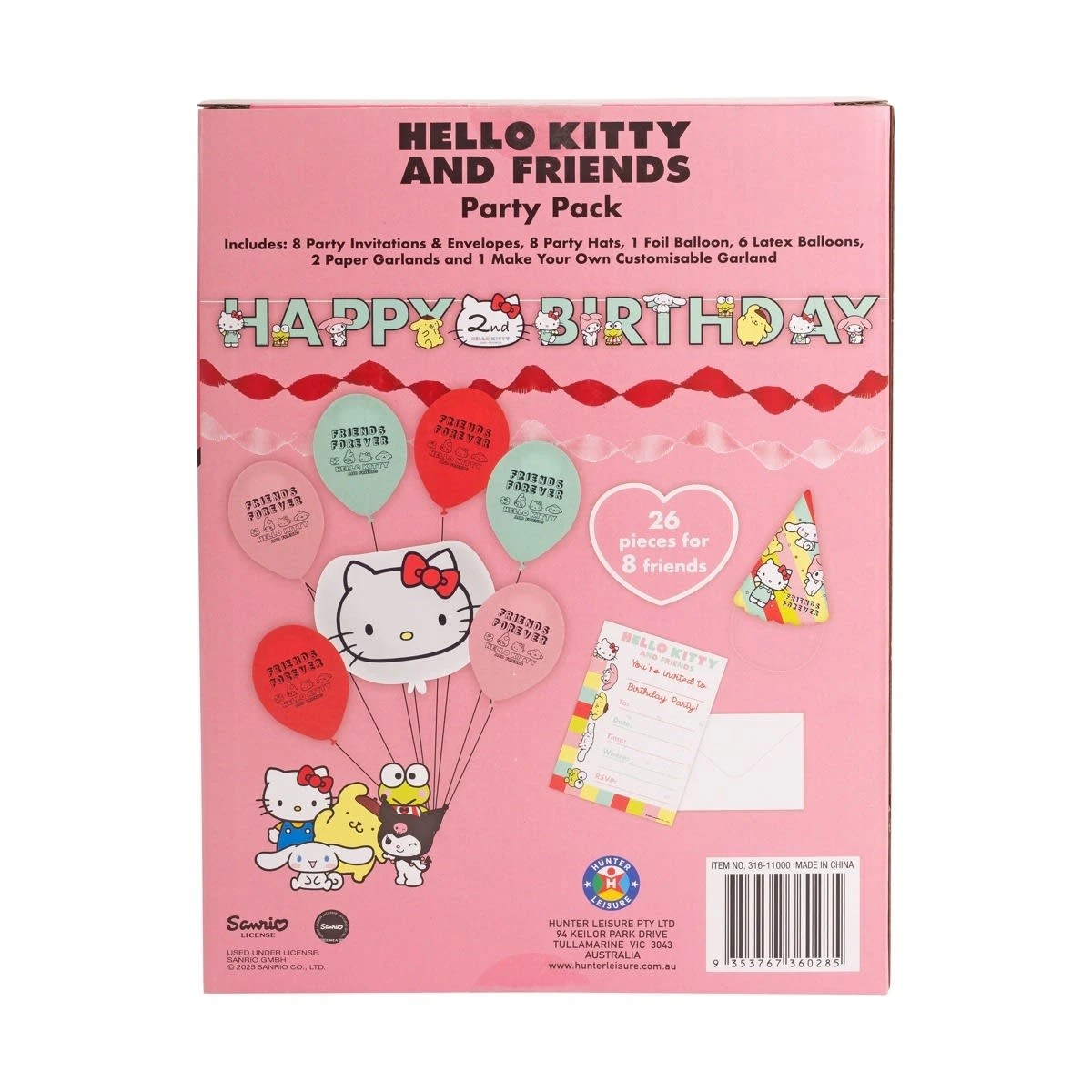9 26 Piece Hello Kitty and Friends Party Pack, 9 of 9