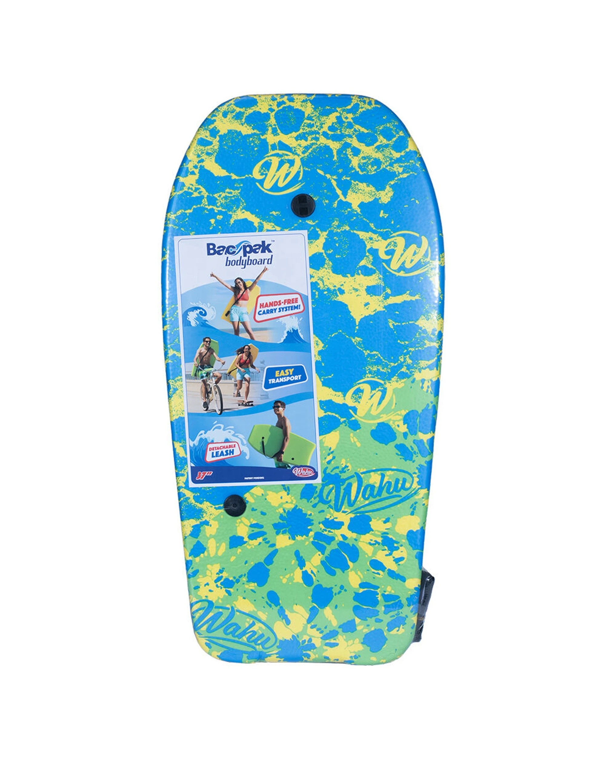 2 Wahu Bac Pak Bodyboard Kids 6y Plus 94cm Designs Beach And Pool - Assorted, 2 of 5