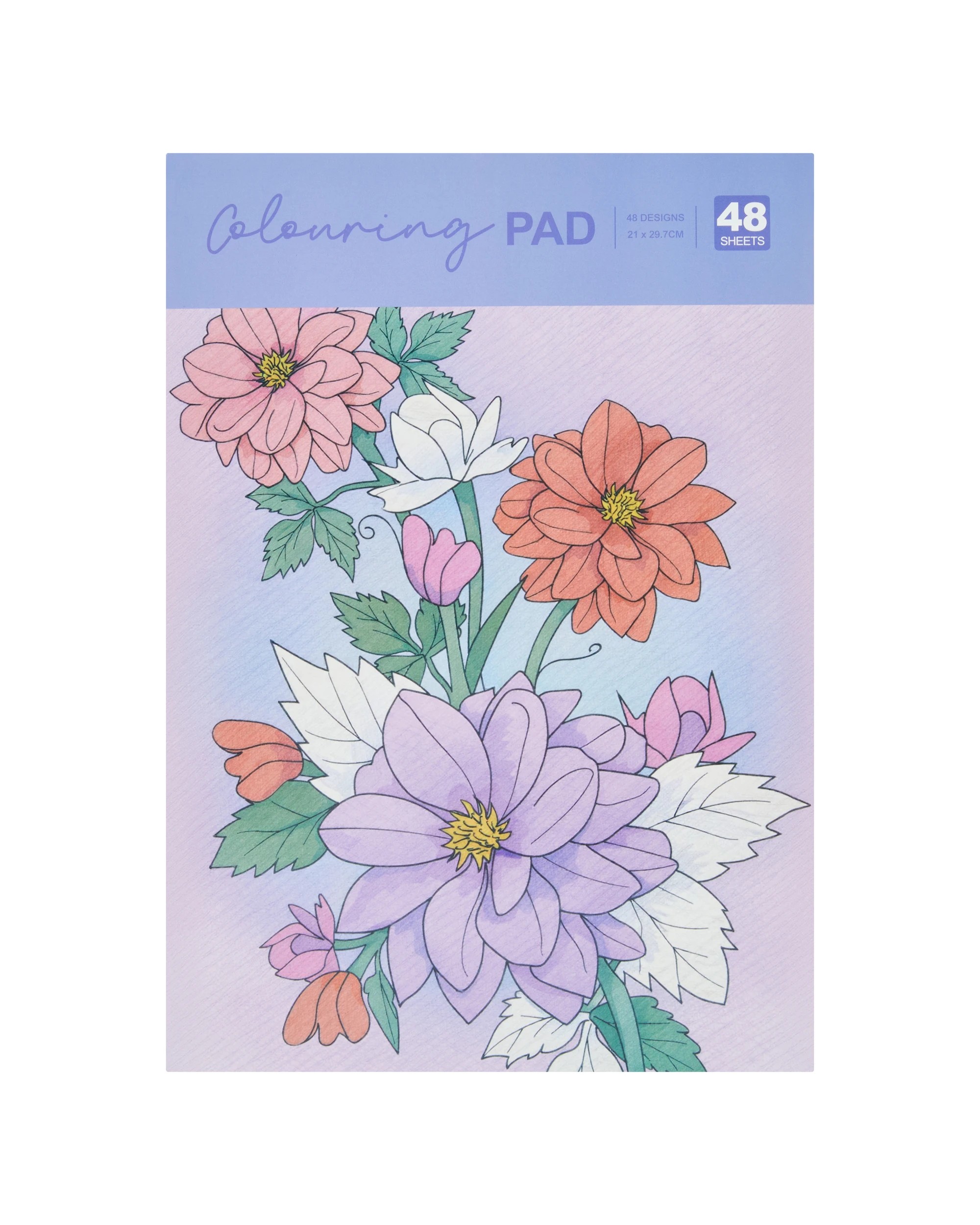 1 Colouring Pad - Floral, 1 of 4