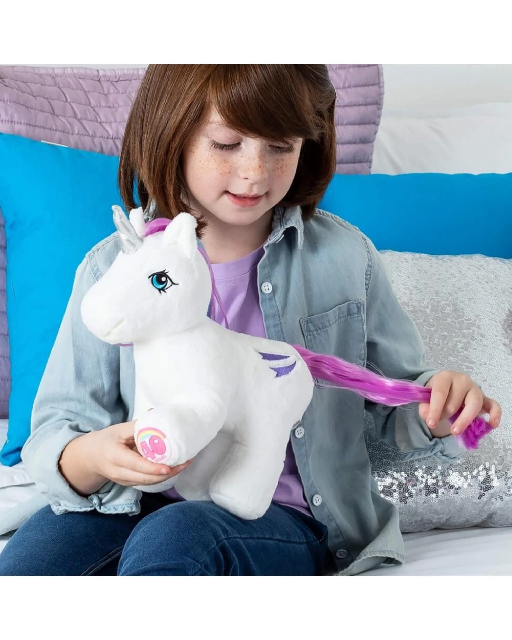 3 My Little Pony 40th Anniversary Glory Plush, 3 of 3