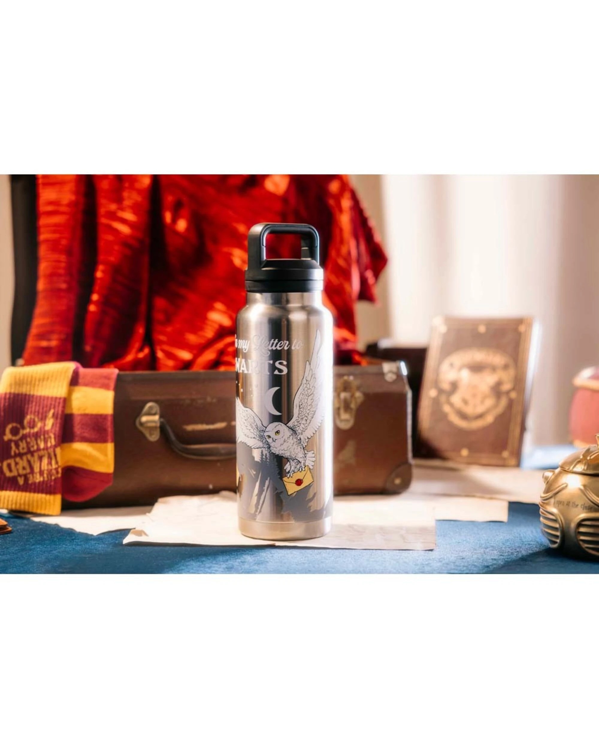 4 Harry Potter 25th Anniversary - Hogwarts Letter Premium Bottle - Silver, 4 of 4