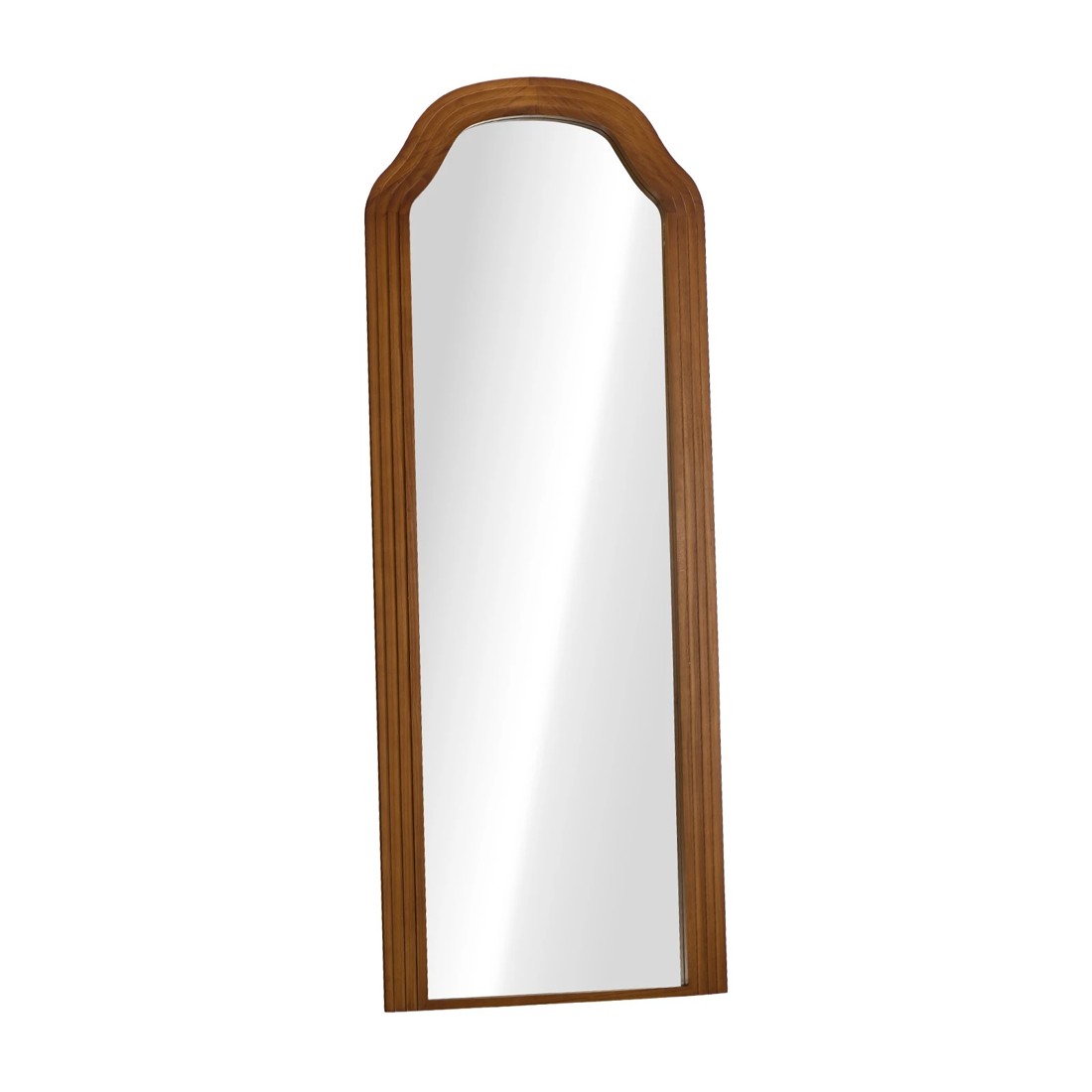 1 Oikiture Full Length Mirror Floor Makeup Mirrors 165x60cm Wood Bedroom - Brown, 1 of 10