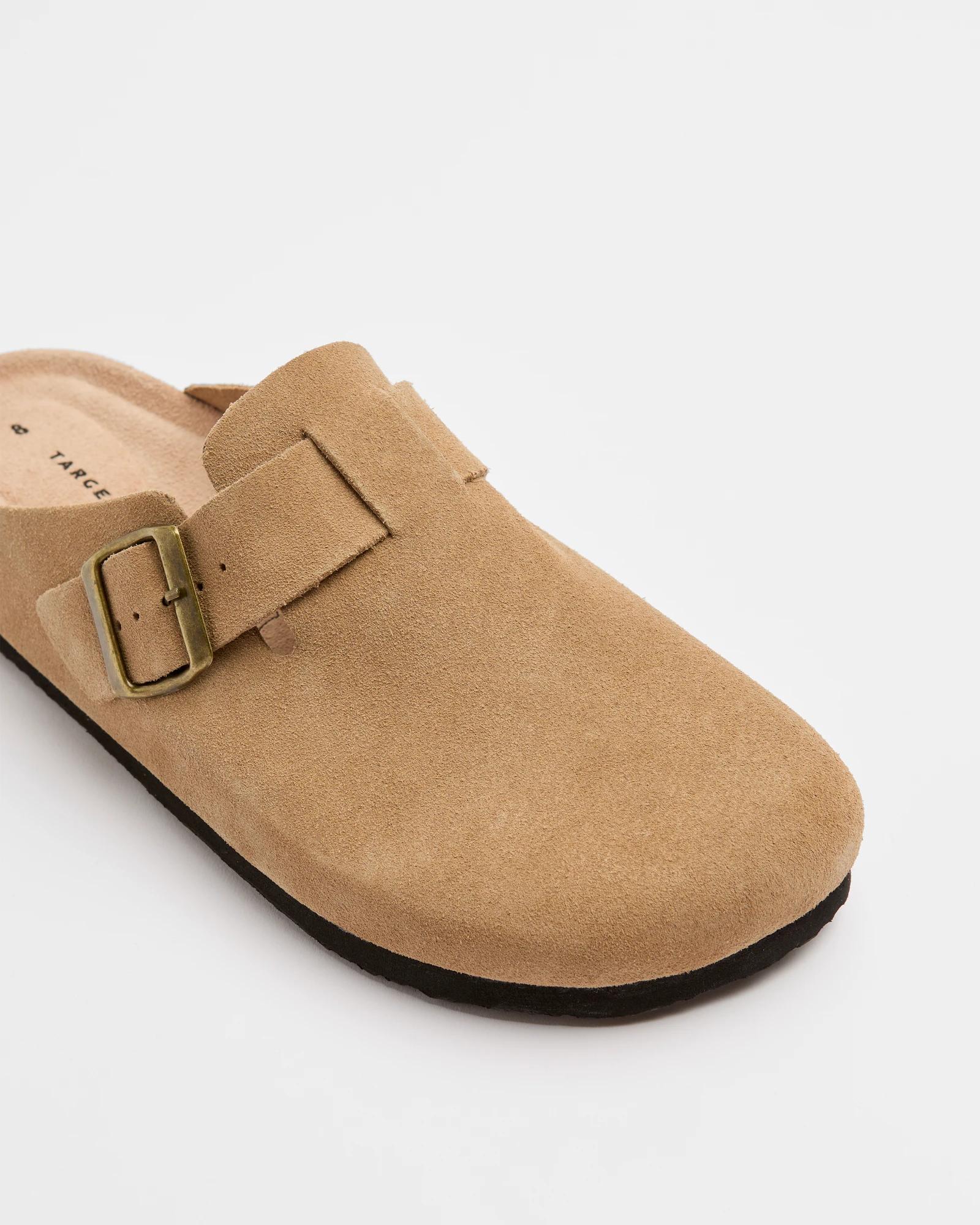 2 Target Mens Leather Moulded Cork Clog - Sondo TAUPE SUEDE, 2 of 4