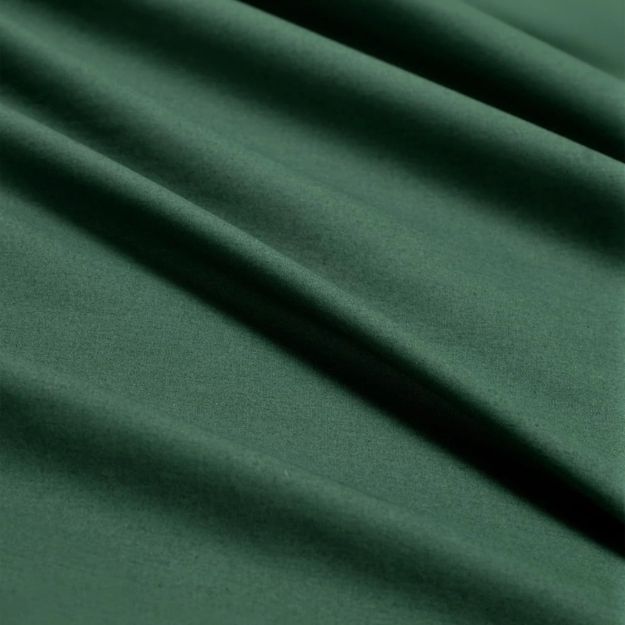 3 Gioia Casa Vintage Washed Cotton Fitted Sheet Set Soft Breathable - Double Bed - Forest Green, 3 of 4