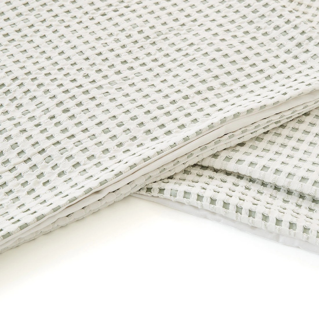 6 Dakota Cotton Quilt Cover Set - Super King Bed, Sage, 6 of 6