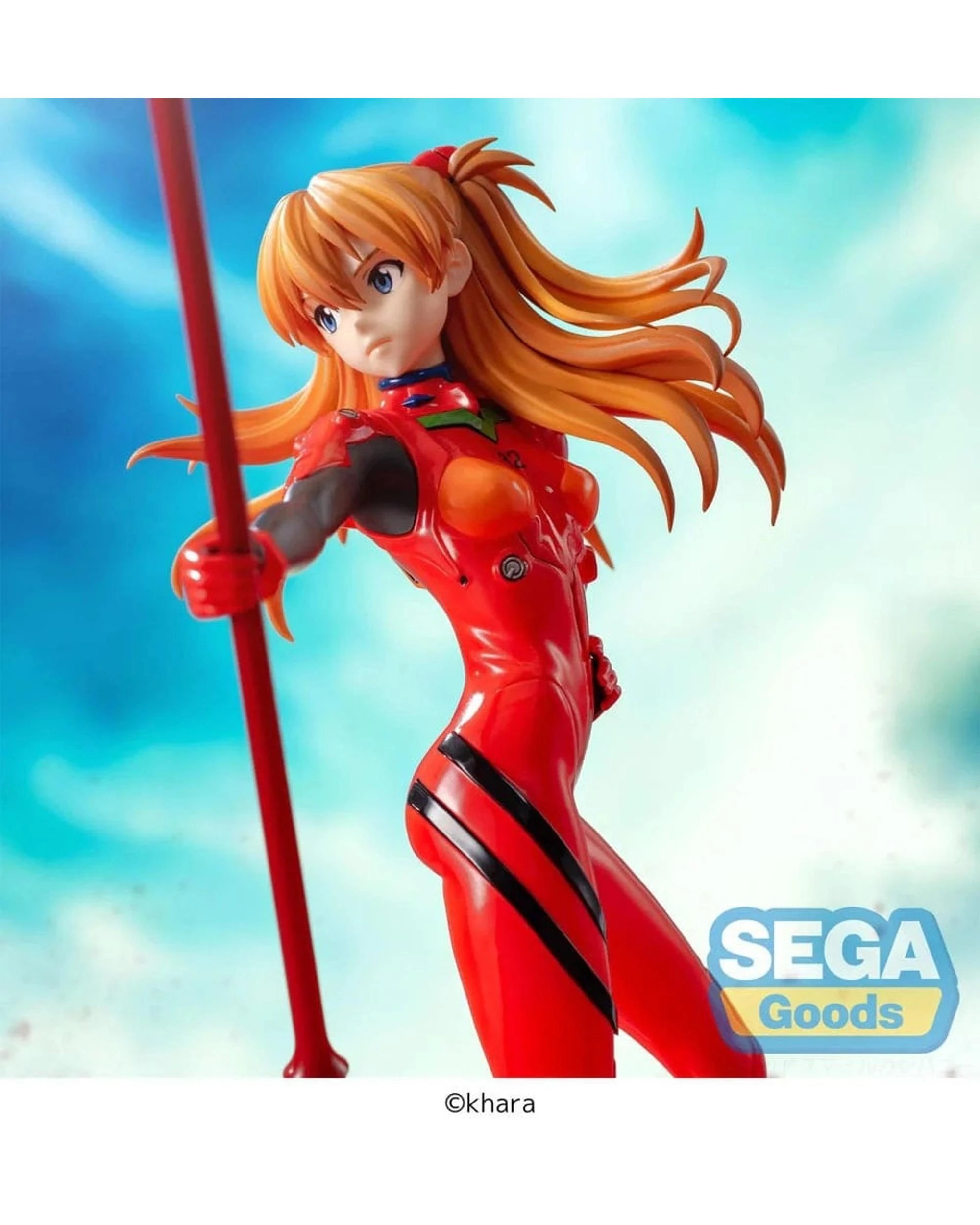 7 SEGA Luminasta Rebuild of Evangelion Asuka Shikinami Langley x Spear of Cassius Figure, 7 of 7