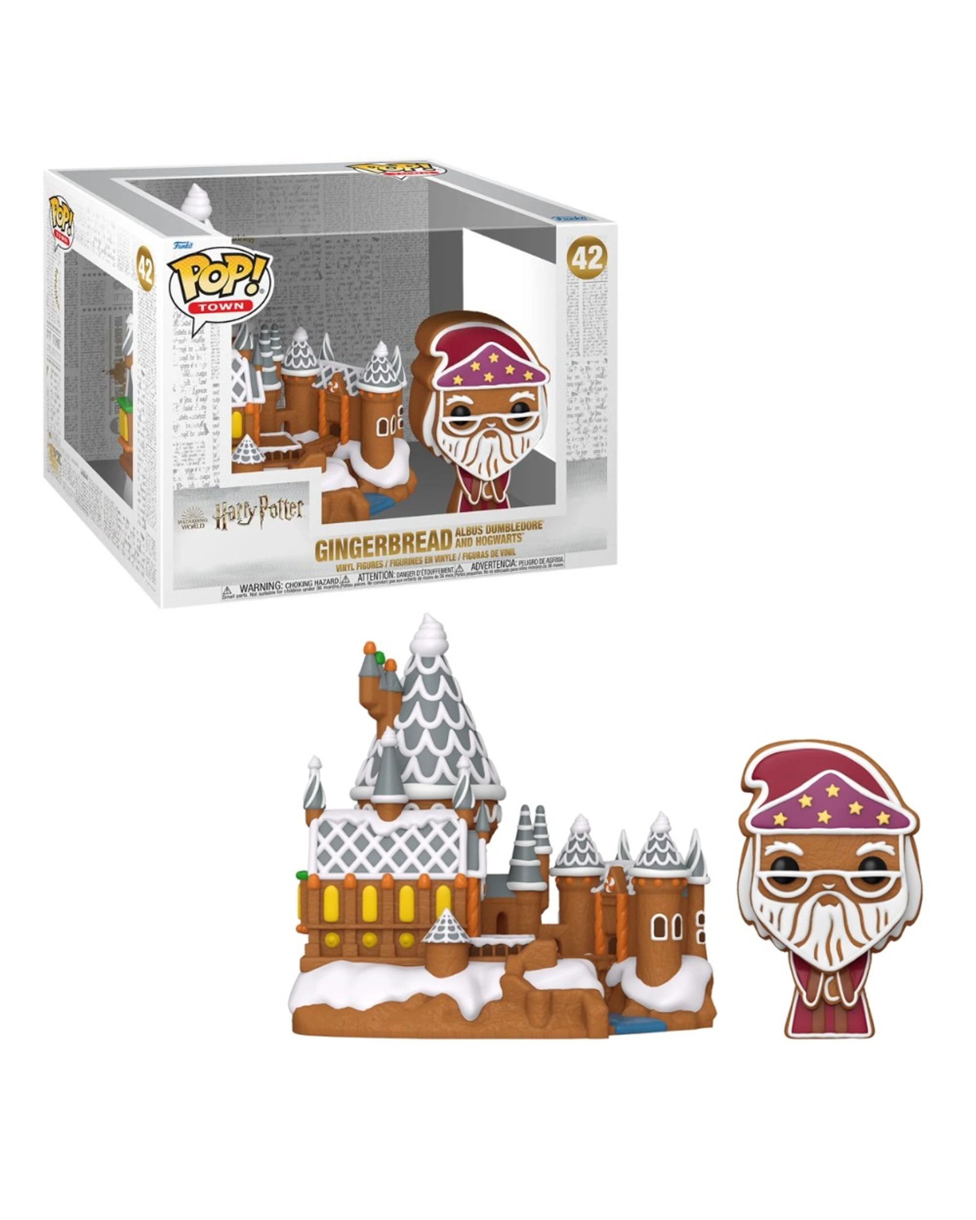 1 Funko Haryy Potter Albus Dumbledore with Hogwarts - Gingerbread -  Town Funko POP! Vinyl, 1 of 3