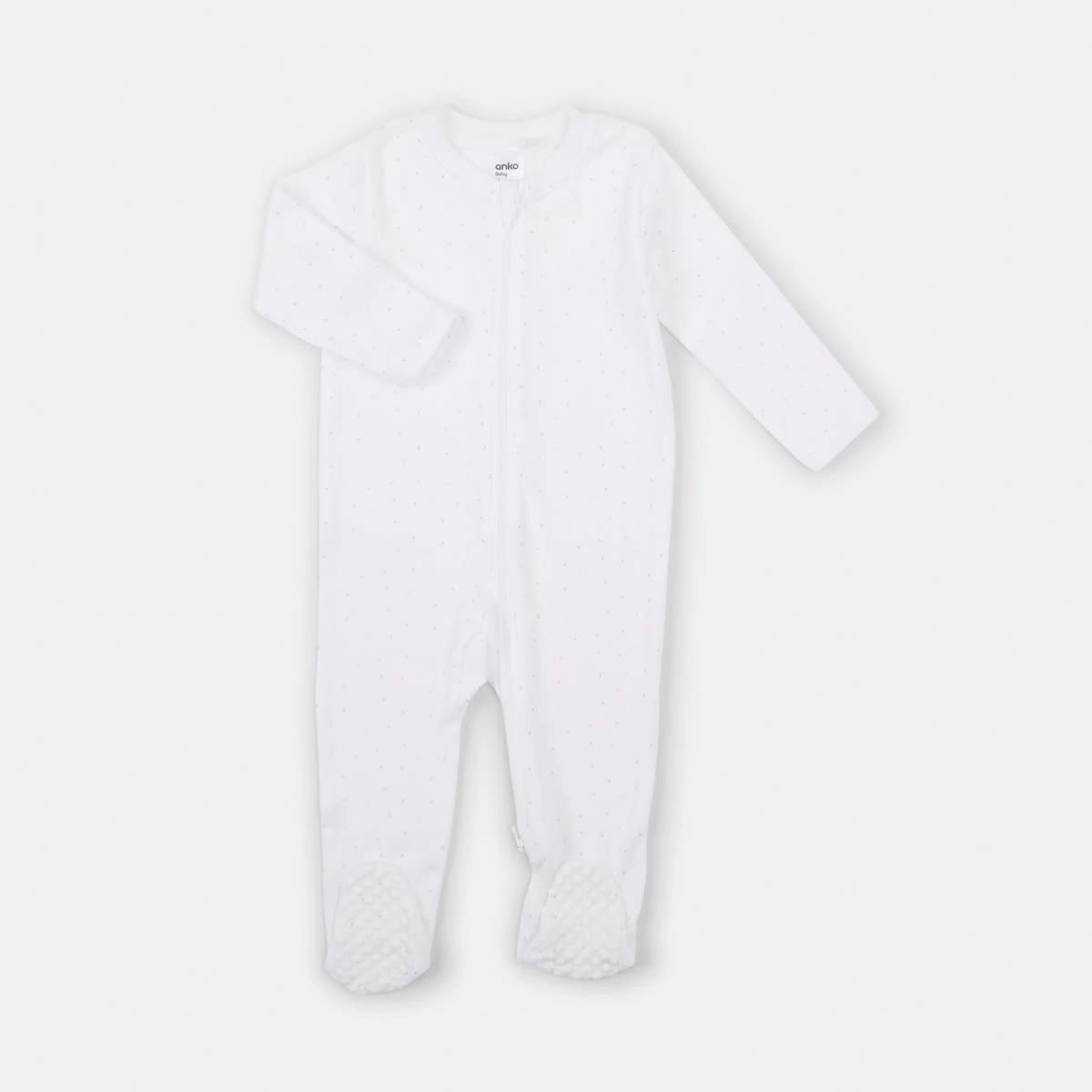 3 3 Pack Coveralls Pnk Dots, 3 of 10