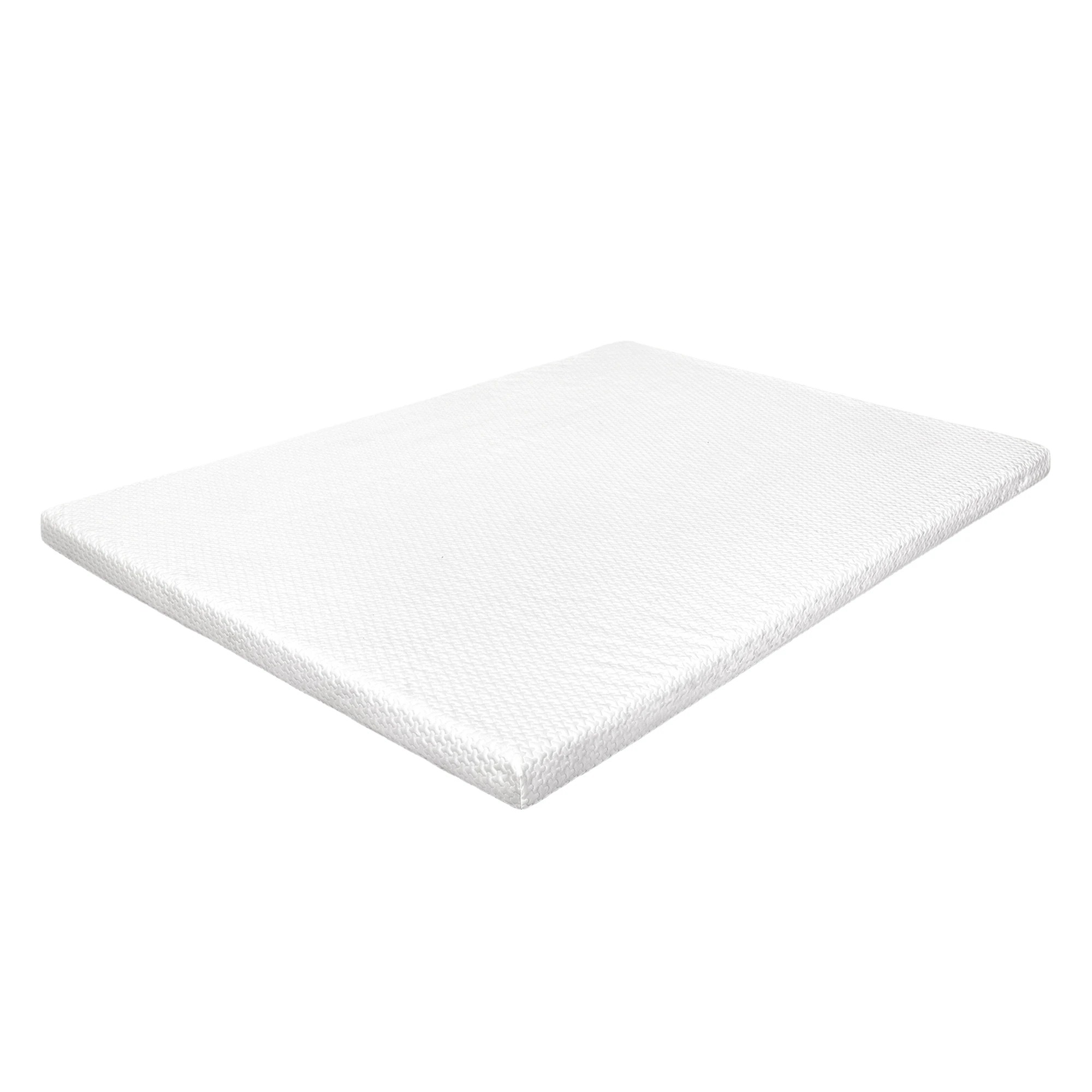1 Dreamz Gel Memory Foam Mattress Topper Bed Cool Bamboo Cover Double Washable 8cm, 1 of 9